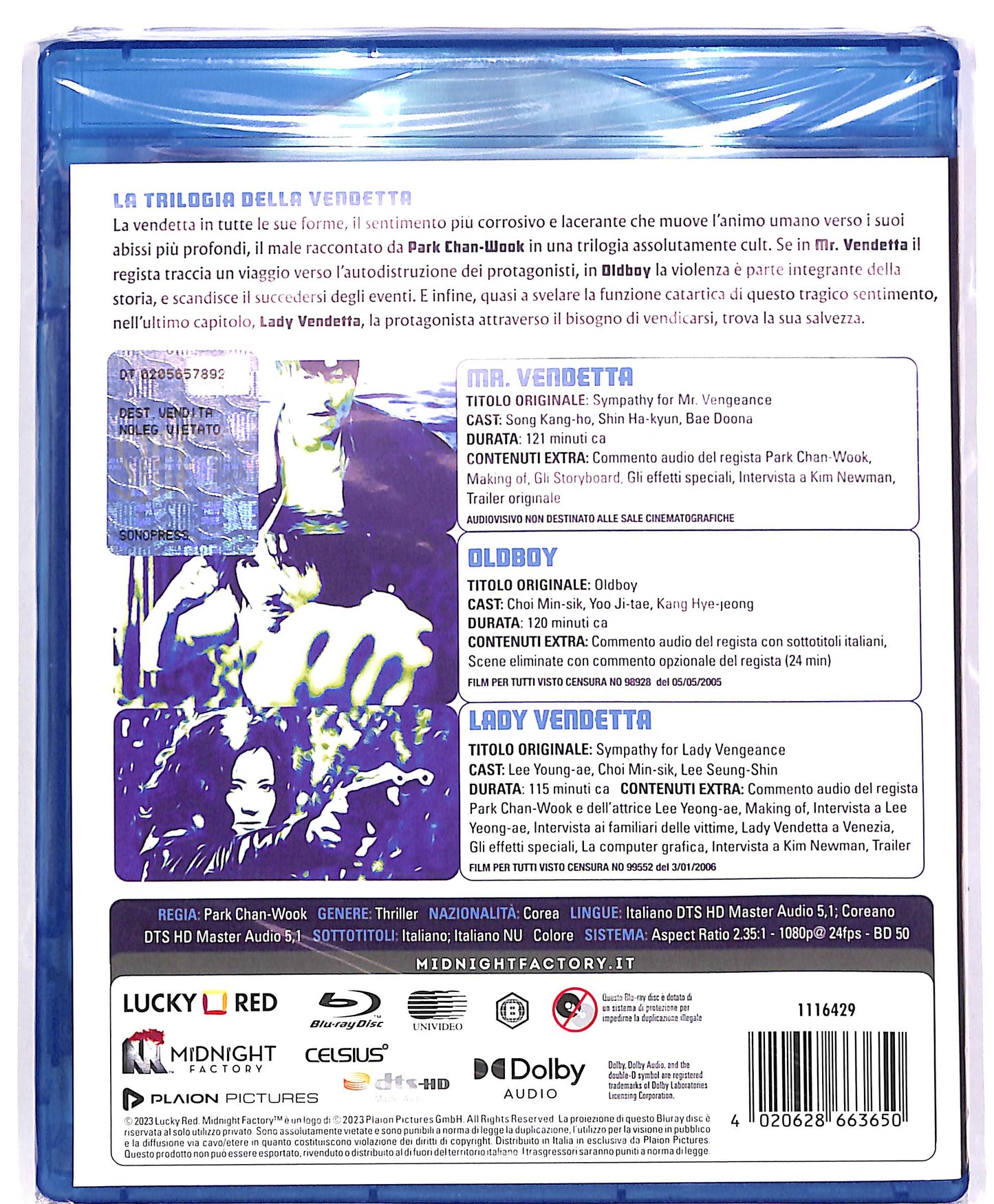 EBOND La Trilogia Della Vendetta BLURAY DB671971