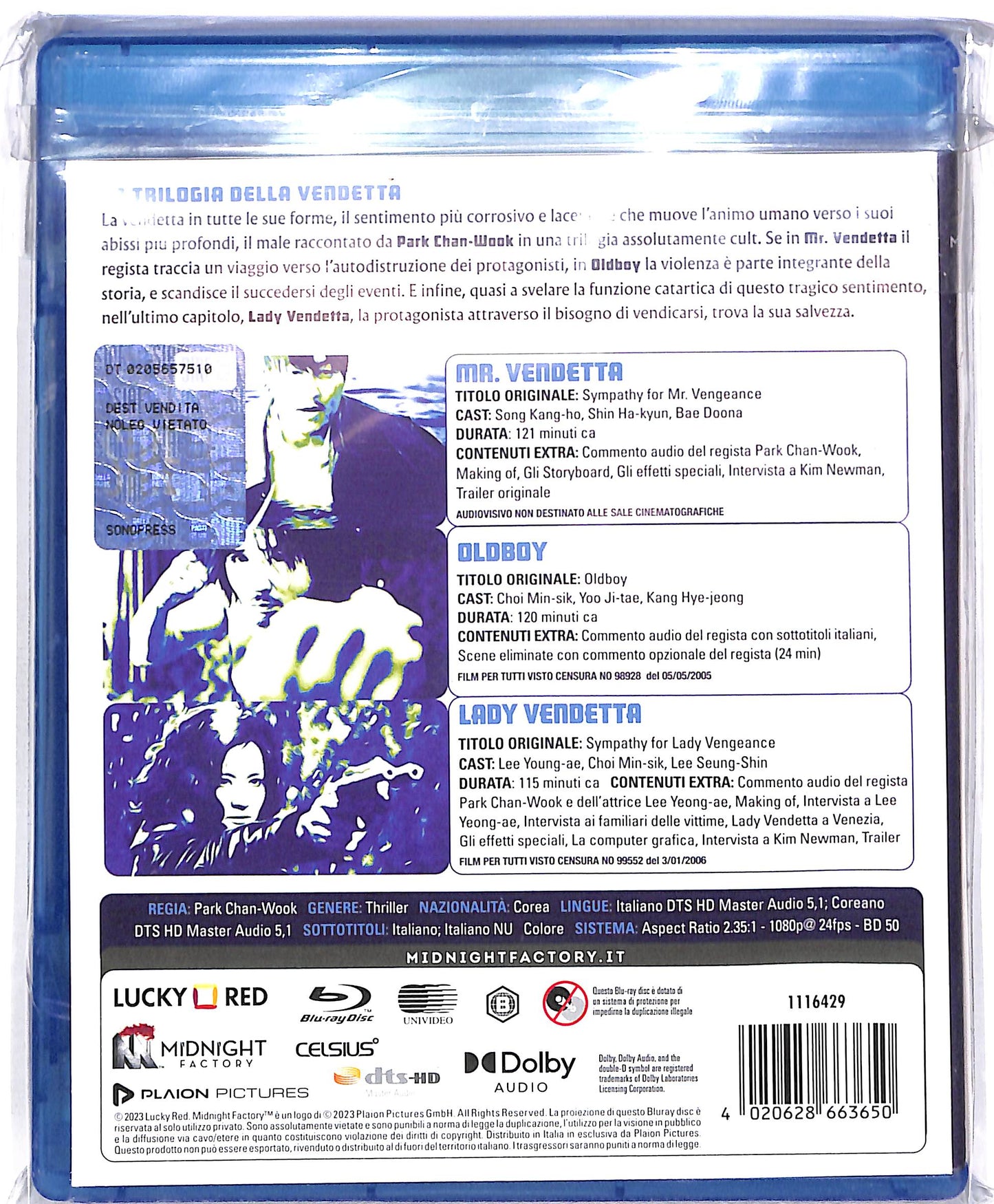 EBOND La Trilogia Della Vendetta BLURAY BLURAY DB672138