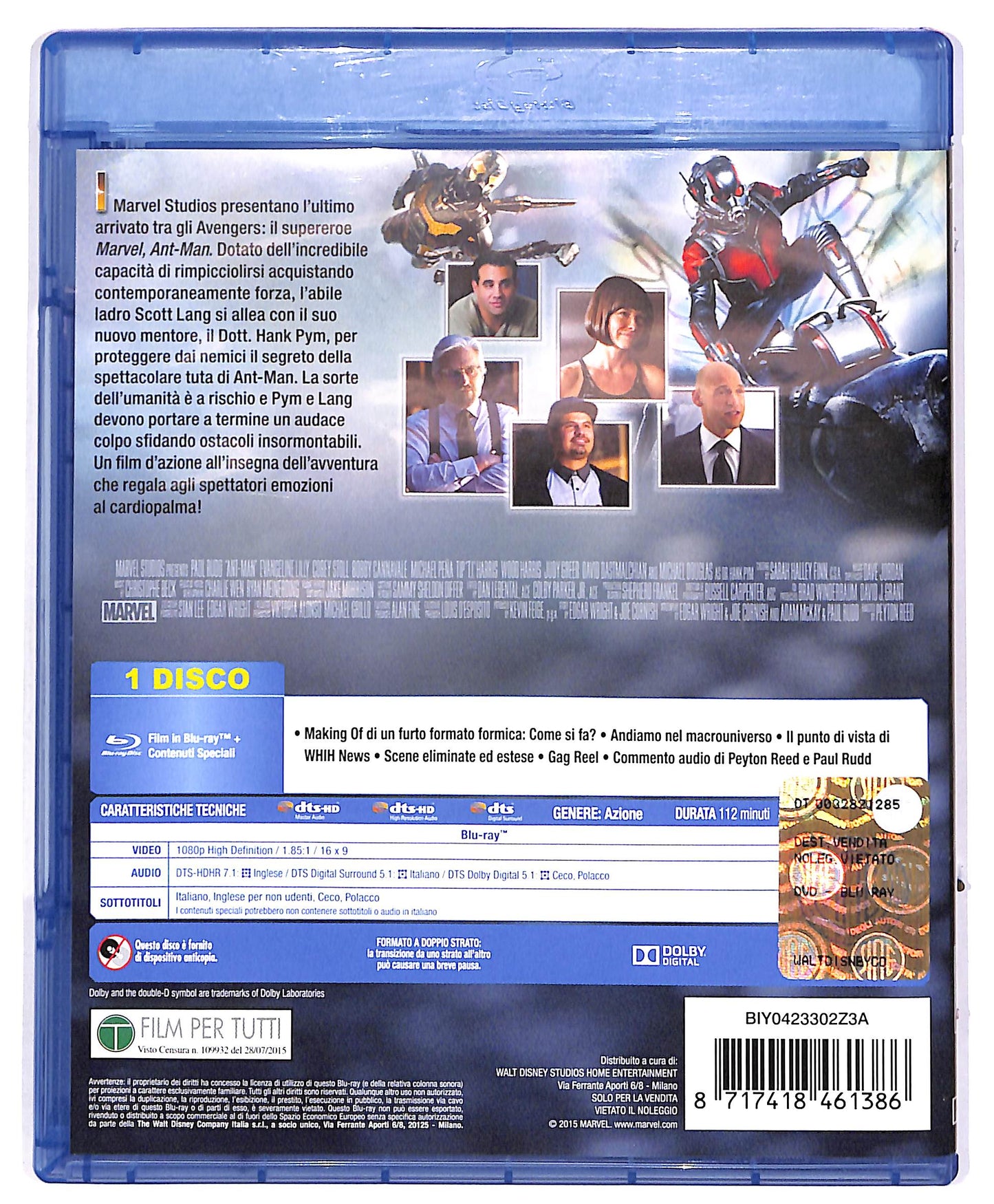 EBOND Ant-Man BLURAY BLURAY DB672167