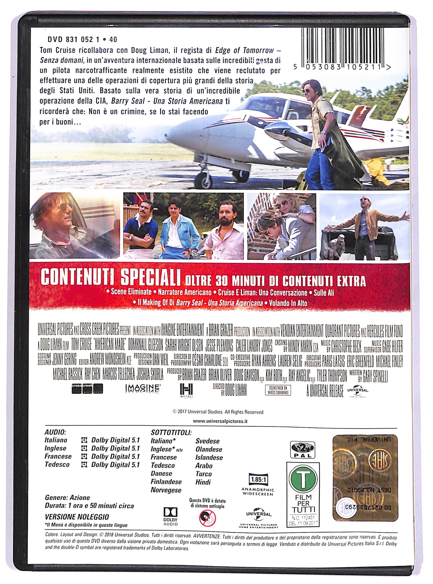 EBOND Barry Seal - Una storia americana Noleggio DVD DB672304