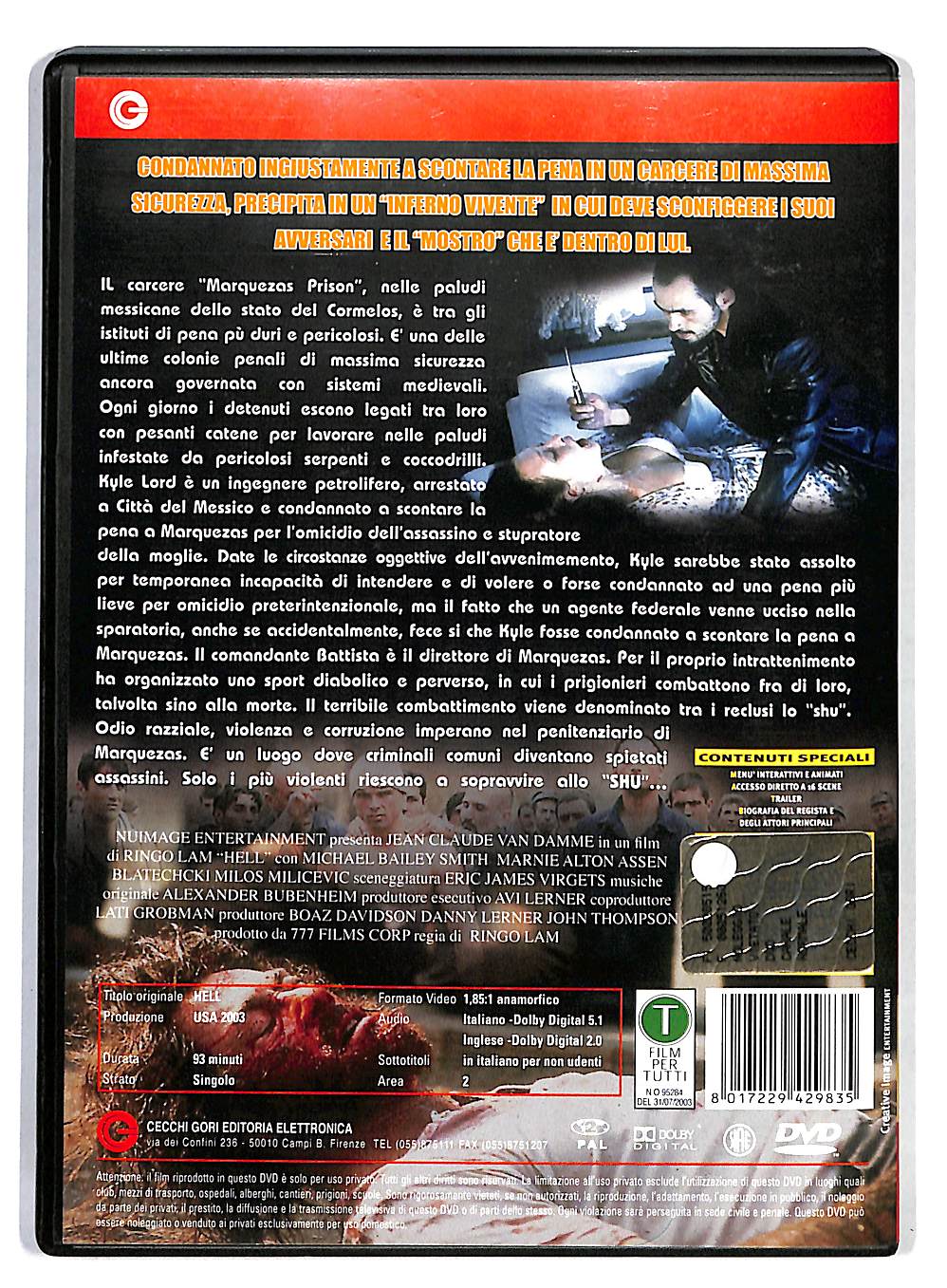 EBOND Hell - Esplode La Furia DVD DB672365