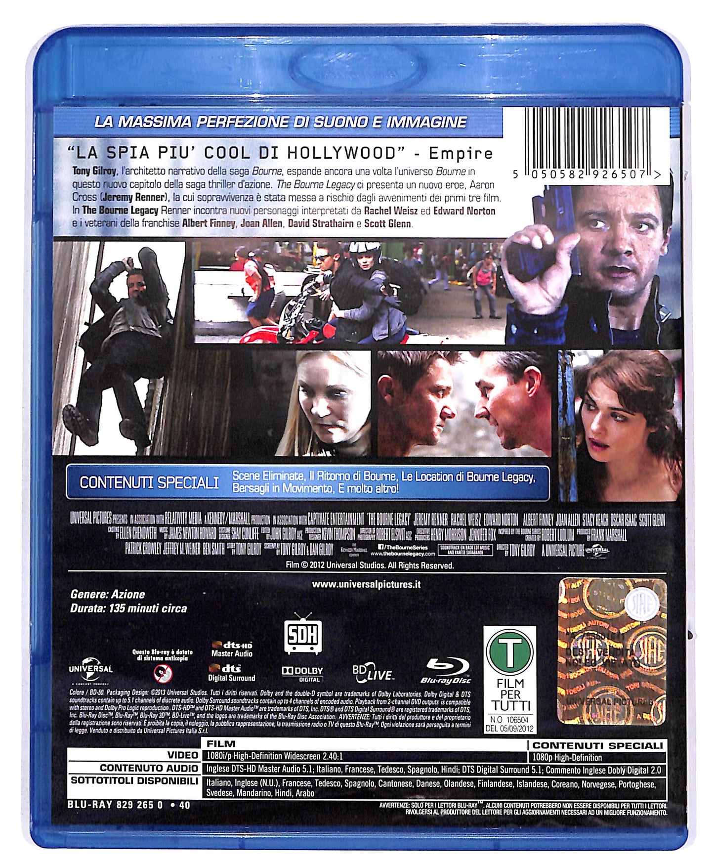 EBOND The Bourne Legacy BLURAY BLURAY DB672401