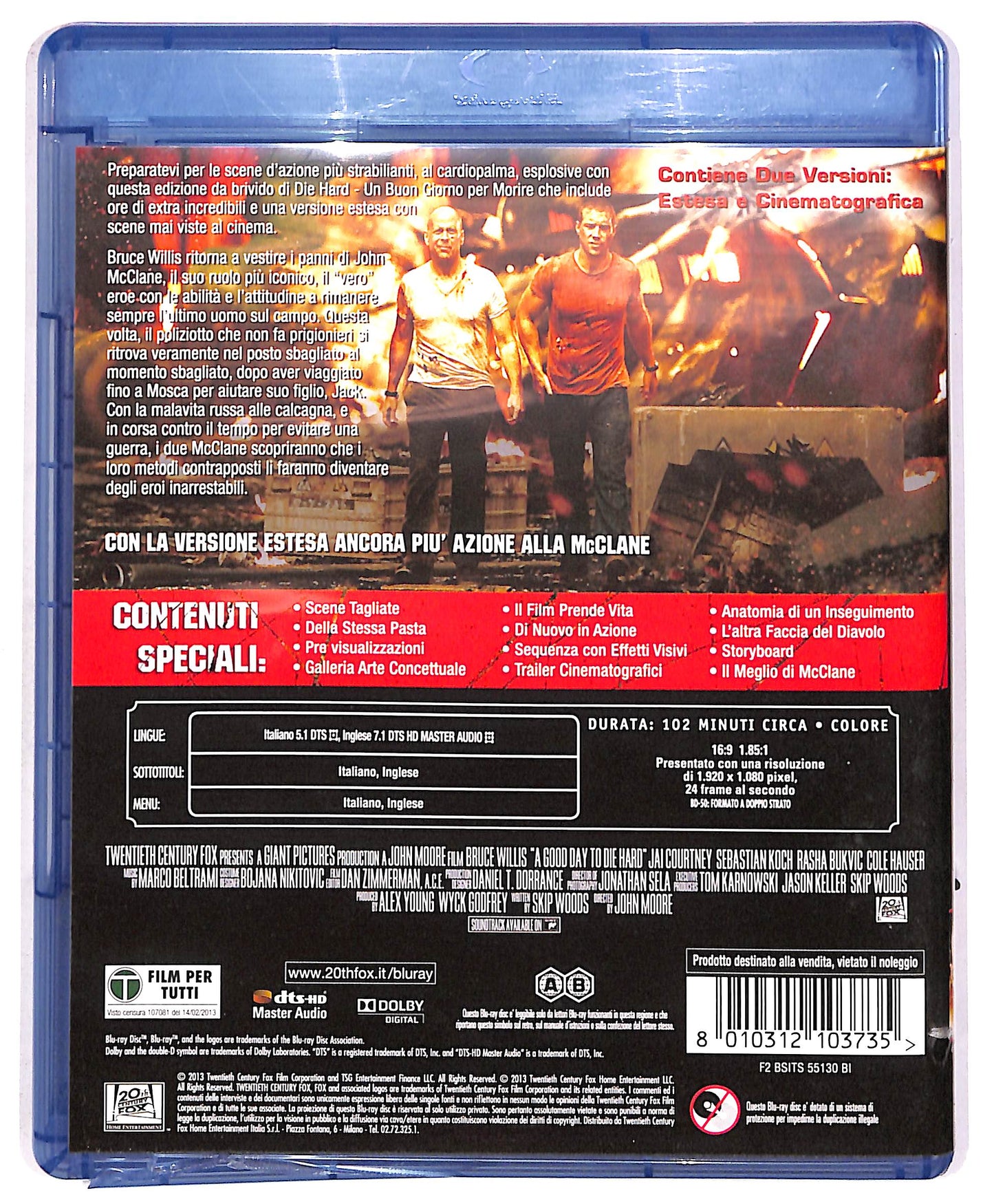 EBOND Die Hard - Un buon giorno per morire BLURAY BLURAY DB672433