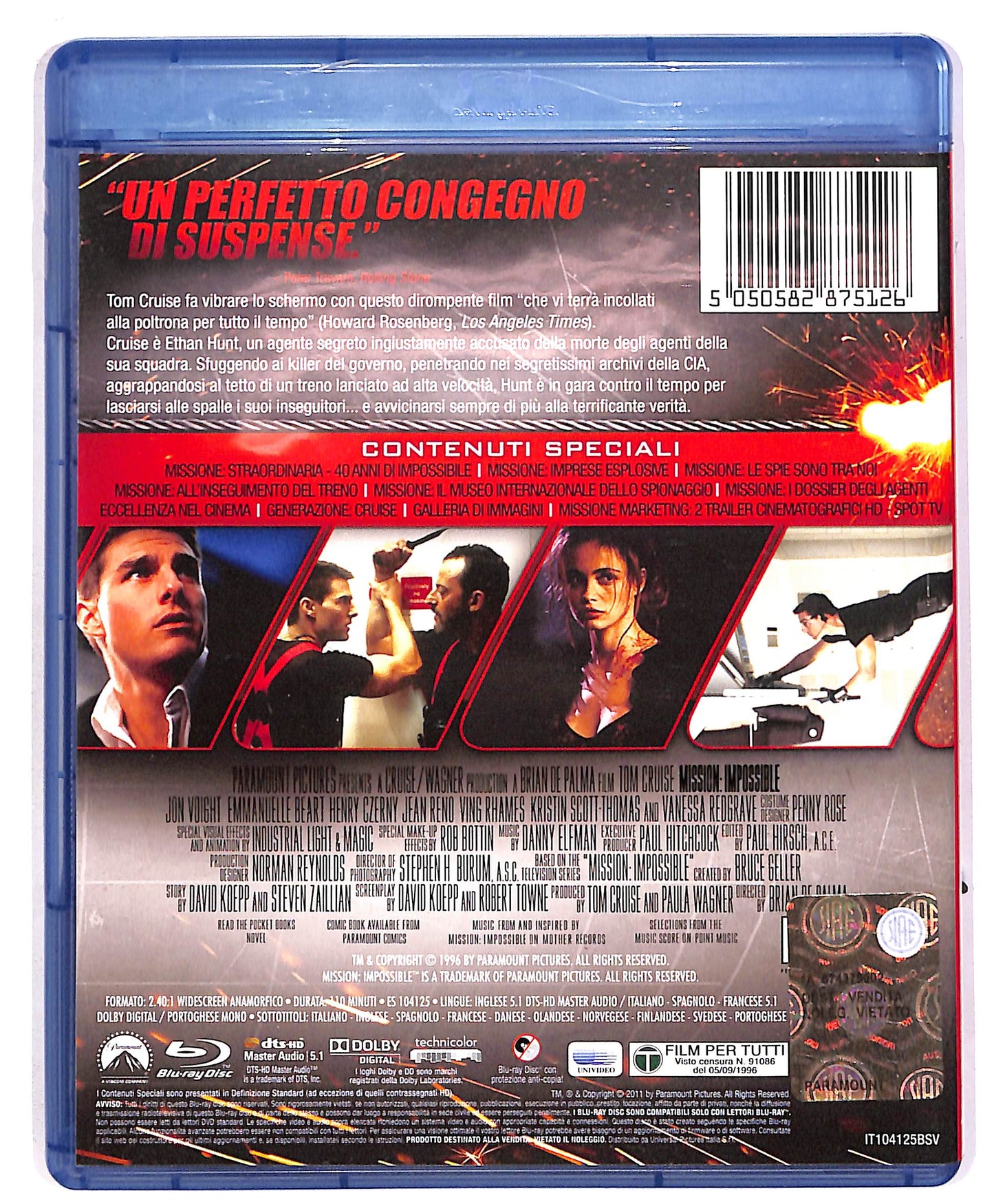 EBOND M:I Mission Impossible BLURAY BLURAY DB672467