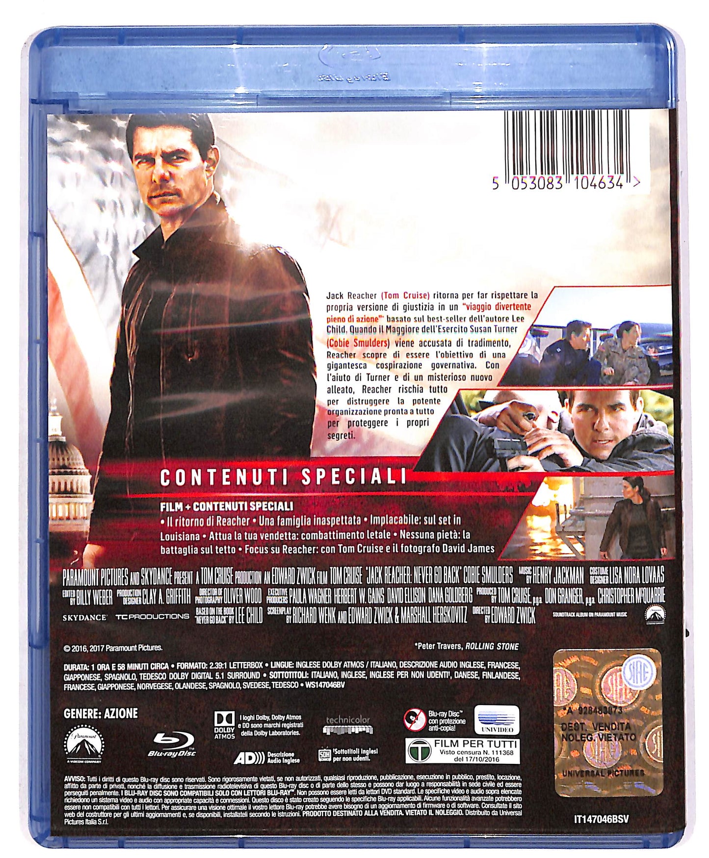 EBOND Jack Reacher  BLURAY BLURAY DB672468