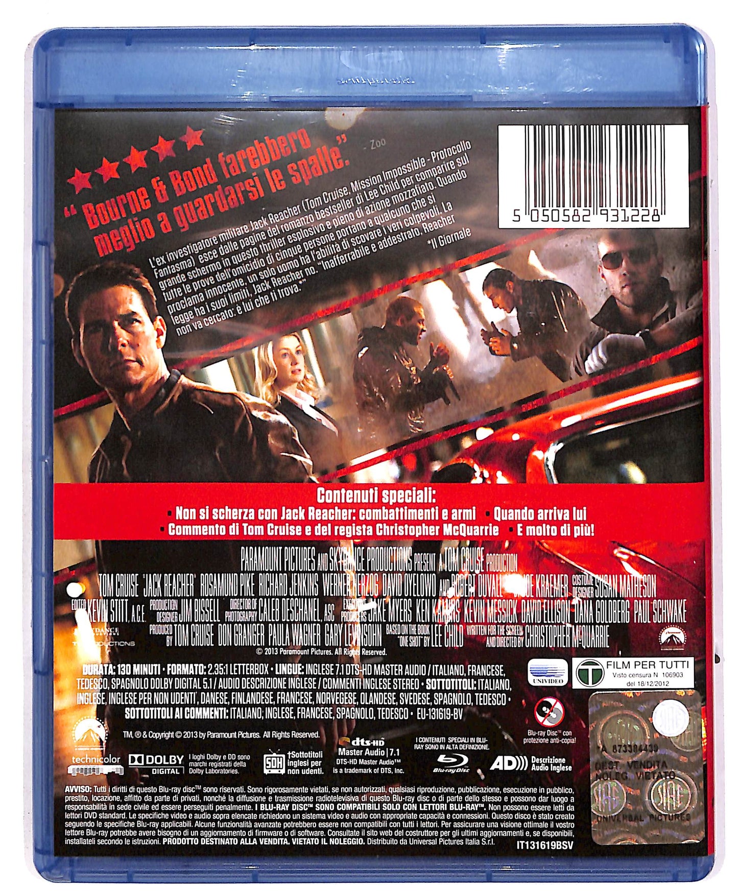 EBOND Jack Reacher - La Prova Decisiva BLURAY DB672469