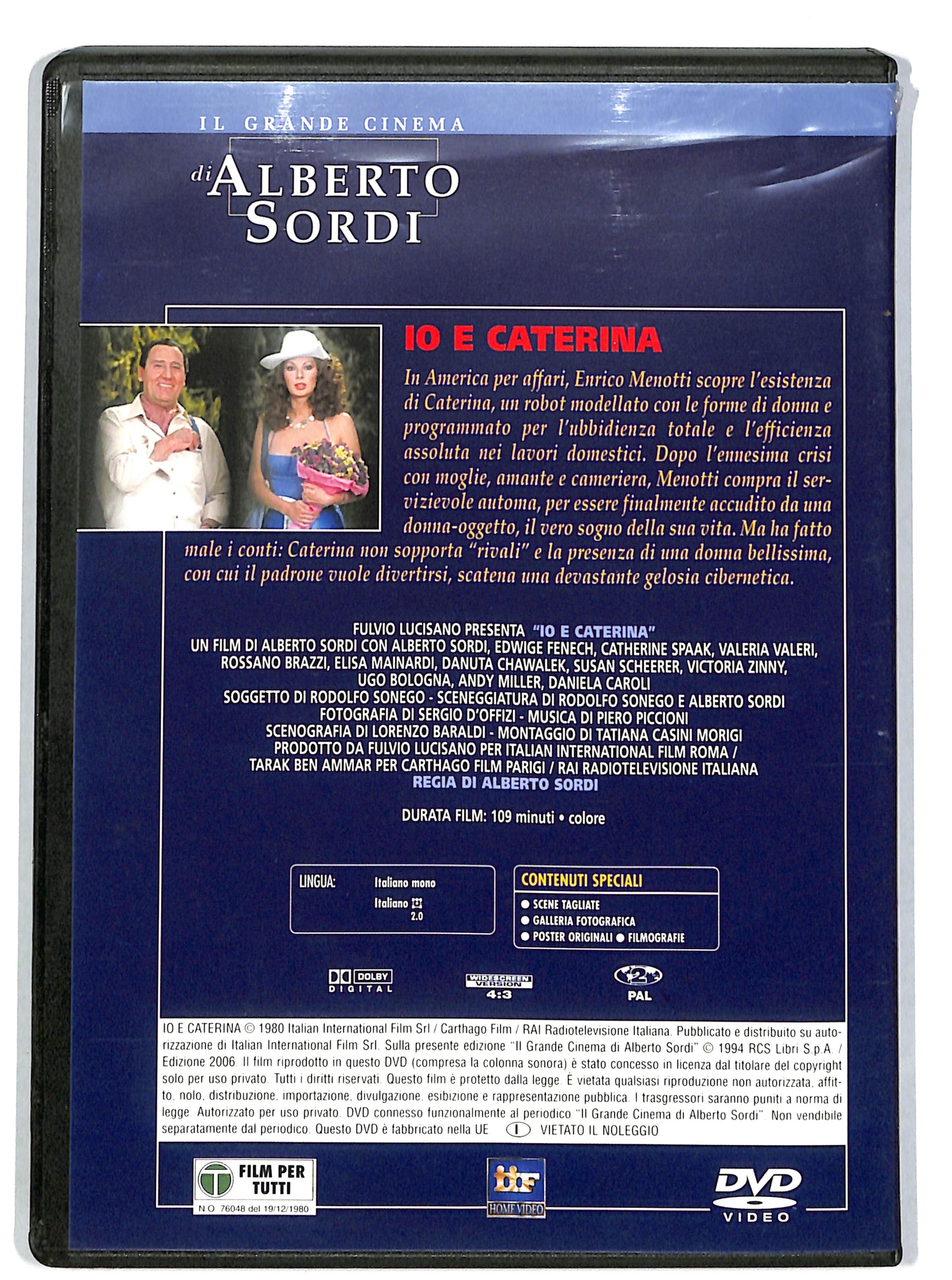 EBOND Io e Caterina EDITORIALE DVD DB672601