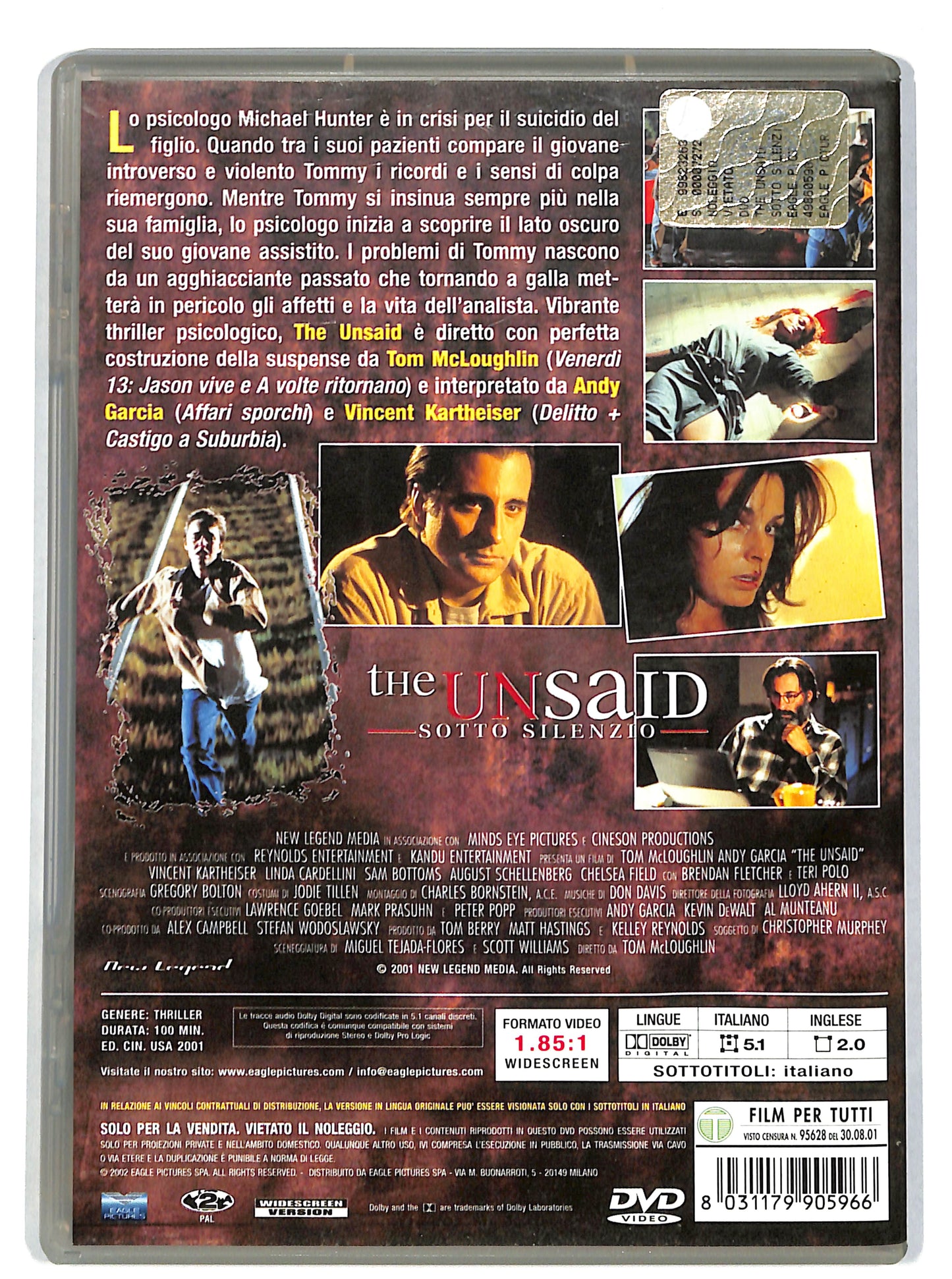 EBOND The Unsaid - Sotto silenzio DVD DB672606