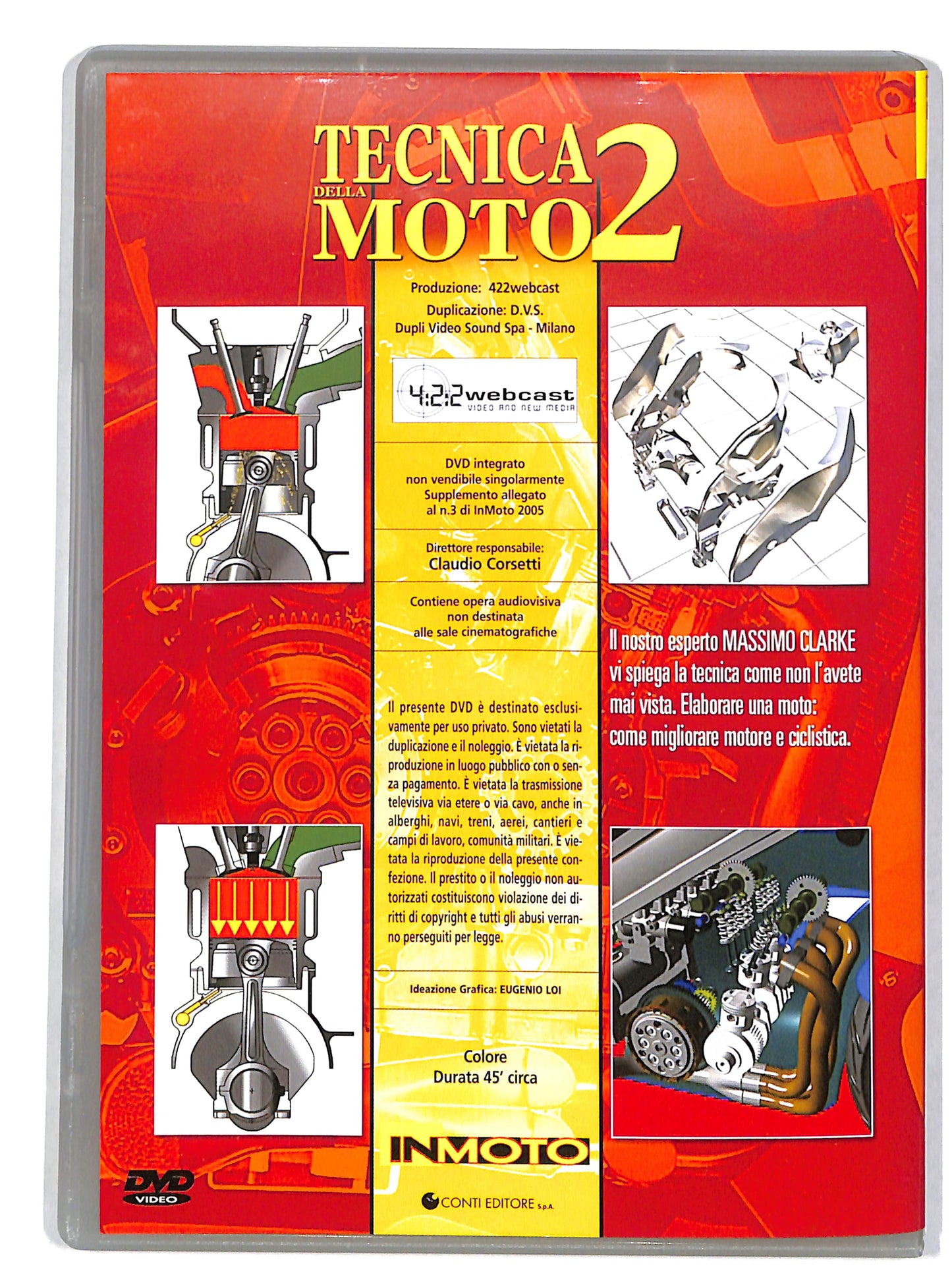 EBOND Tecnica della moto vol 2 EDITORIALE DVD DB672612