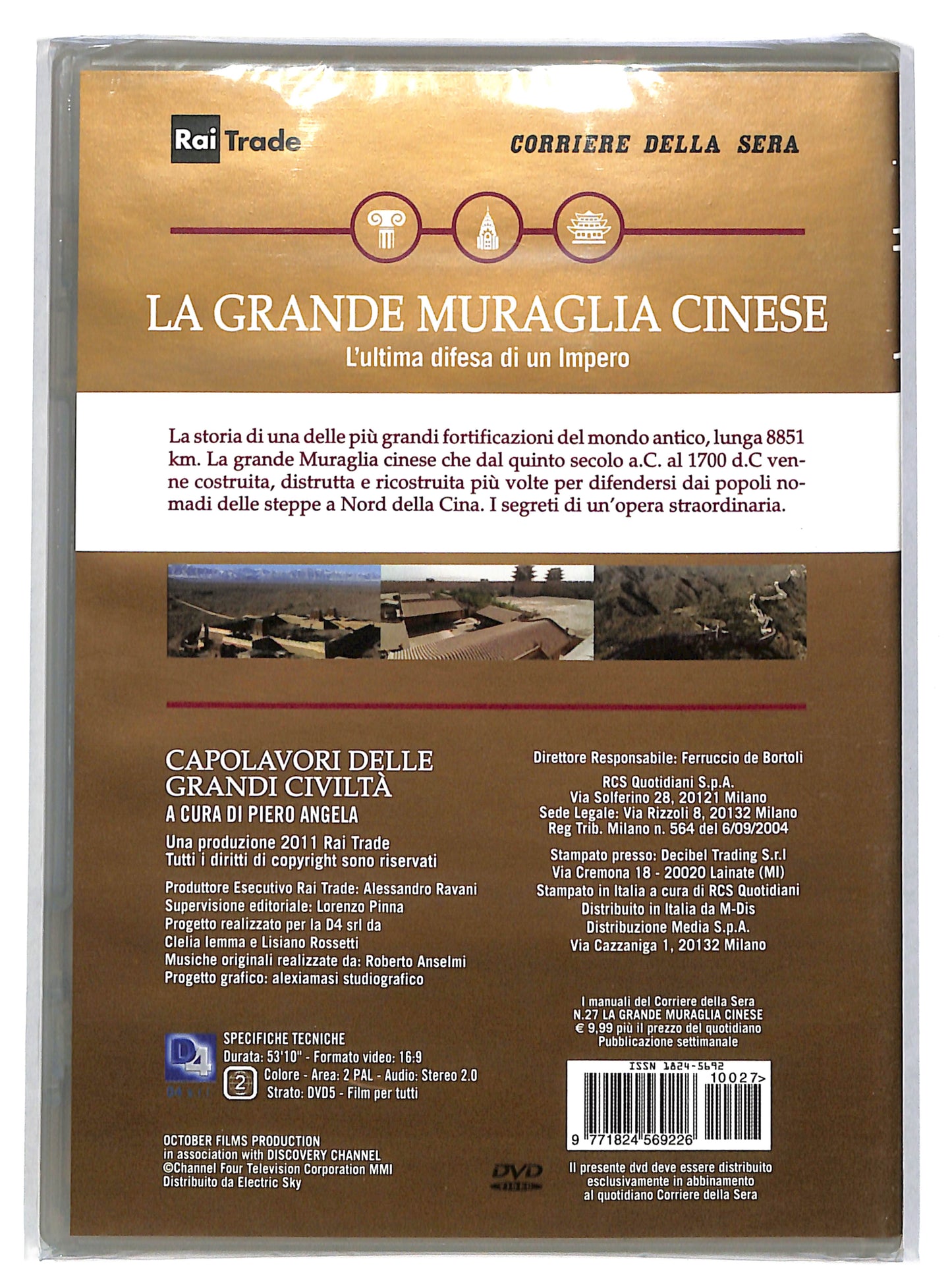 EBOND La grande muraglia cinese vol 27 EDITORIALE DVD DB672620