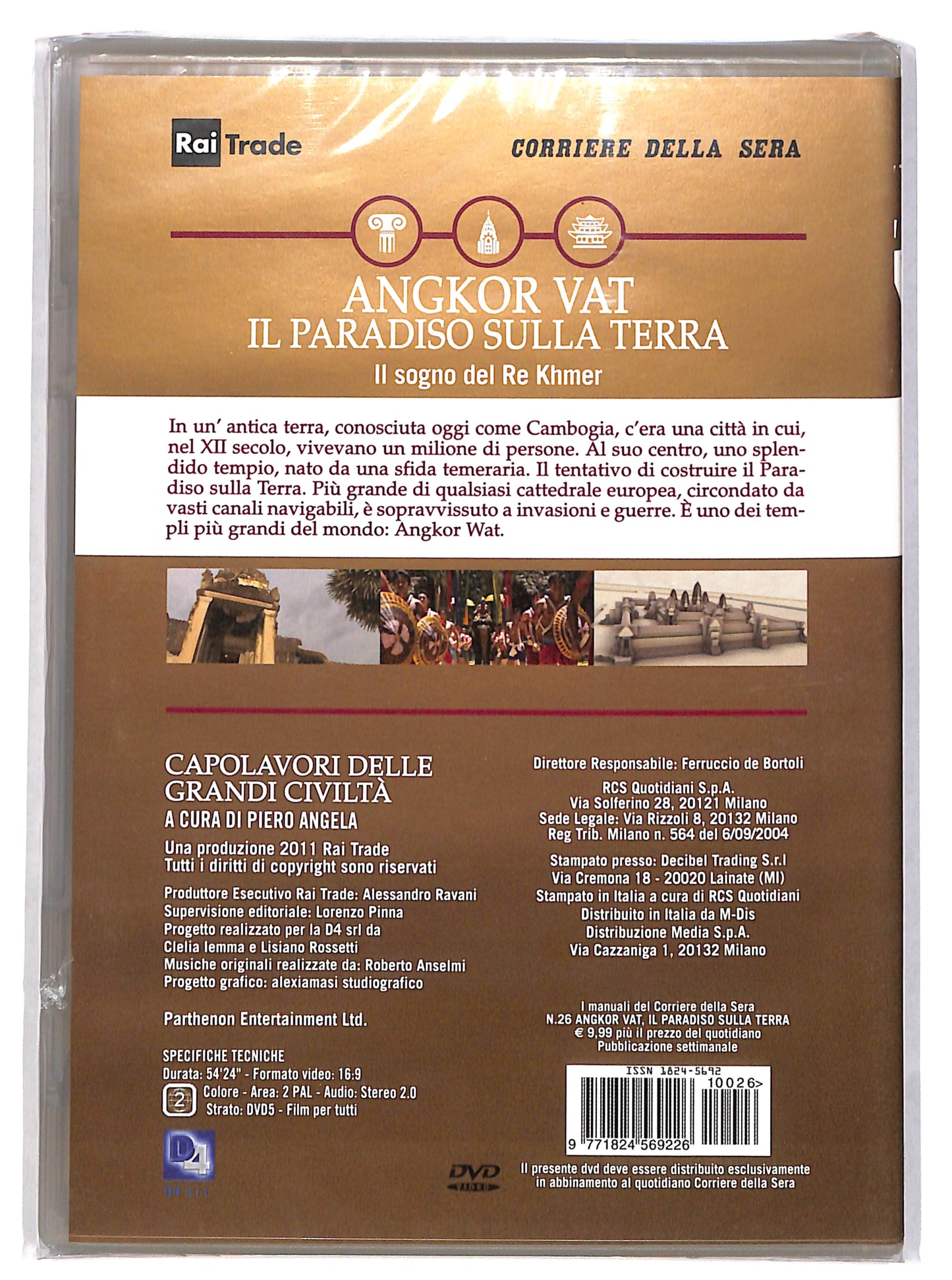 EBOND Angkor Vat - il paradiso sulla Terra vol 26 EDITORIALE DVD DB672621
