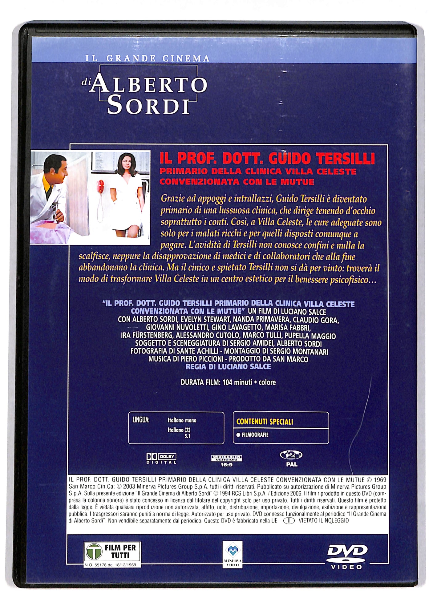 EBOND Il prof. dott. Guido Tersilli primario della EDITORIALE DVD DB672626