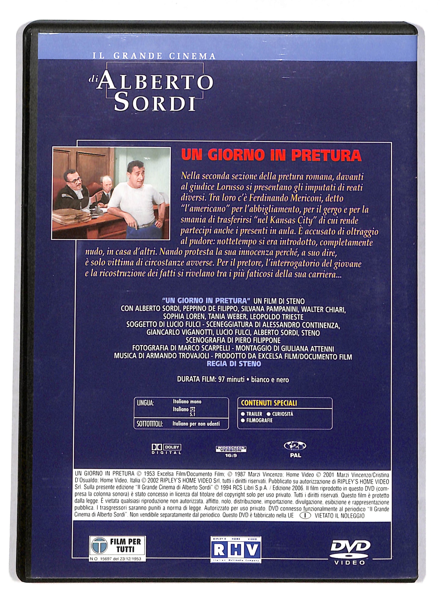 EBOND Un giorno in pretura EDITORIALE DVD DB672627