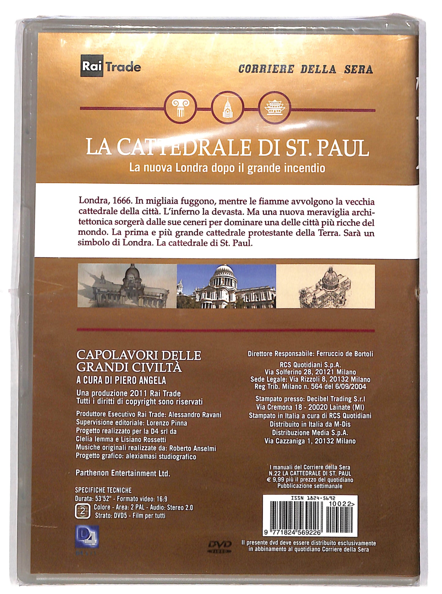 EBOND La Cattedrale Di St.paul Di Piero Angela vol 22 EDITORIALE DVD DB672631