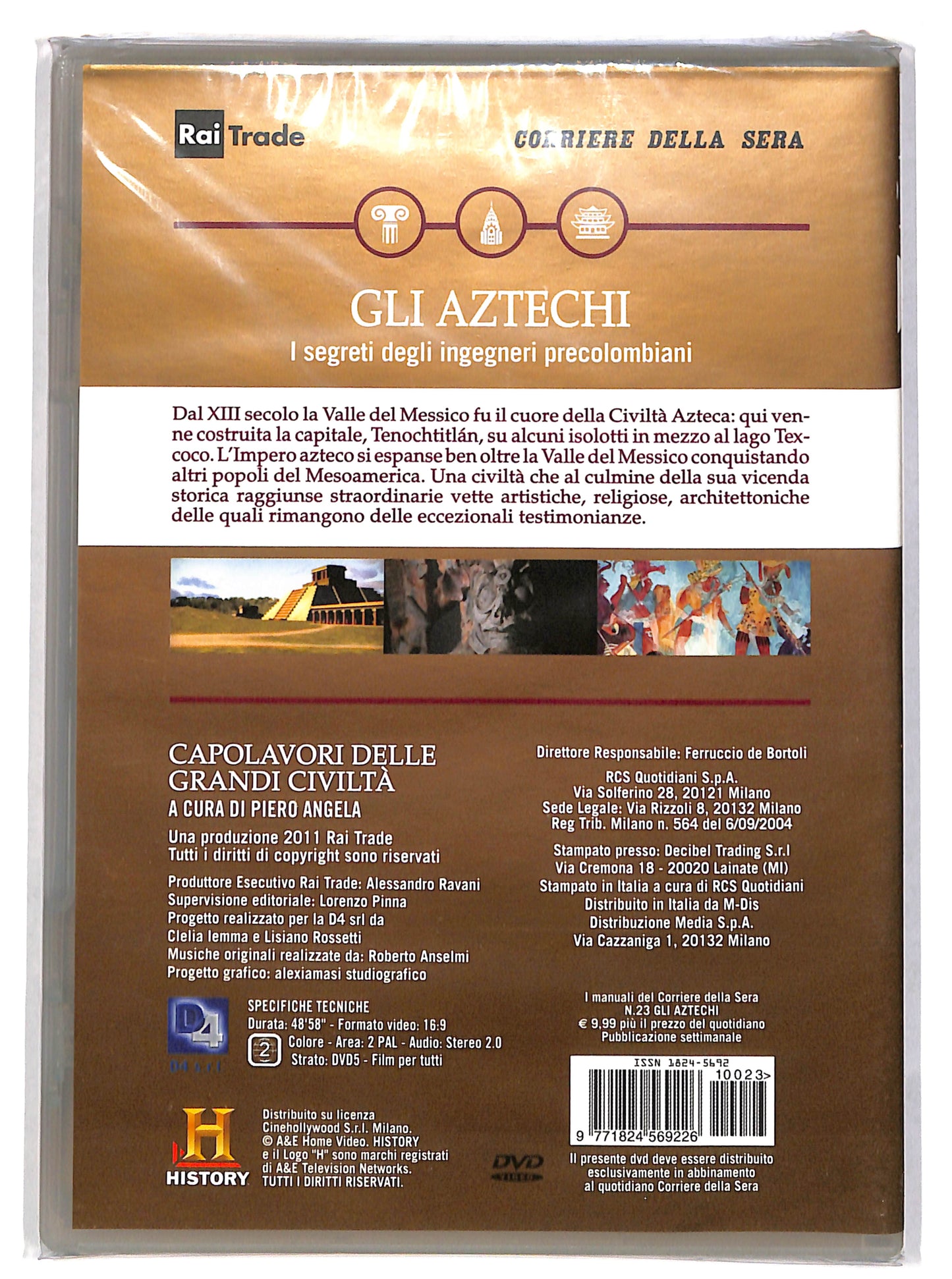 EBOND Gli aztechi - i segreti degli ingegneri EDITORIALE DVD DB672632