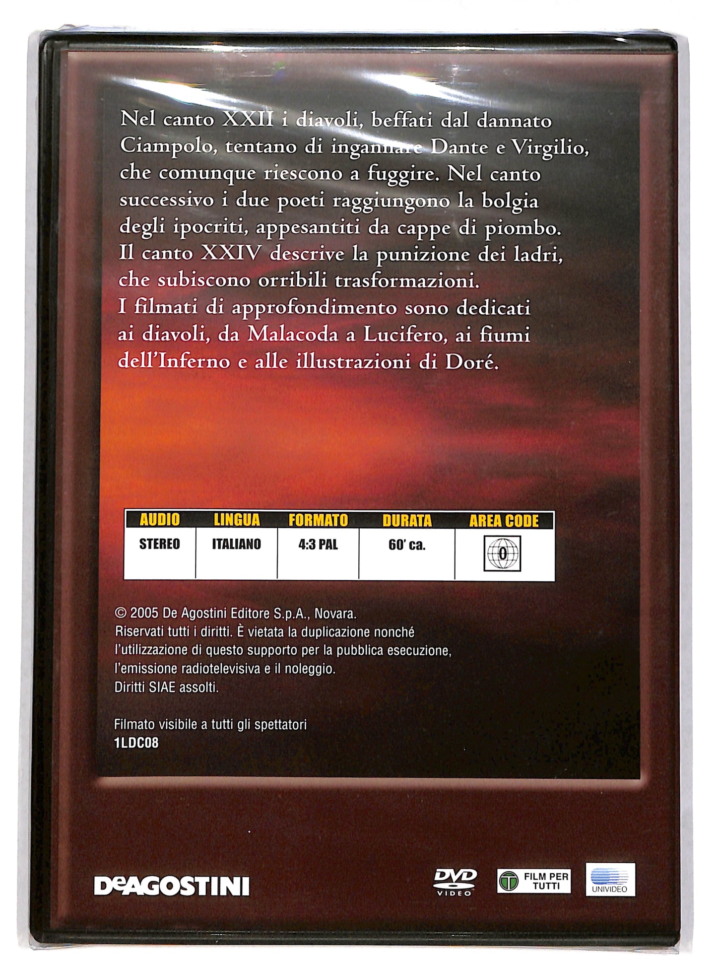 EBOND La Divina Commedia vol 8 - Inferno Canti xxii EDITORIALE DVD DB672633