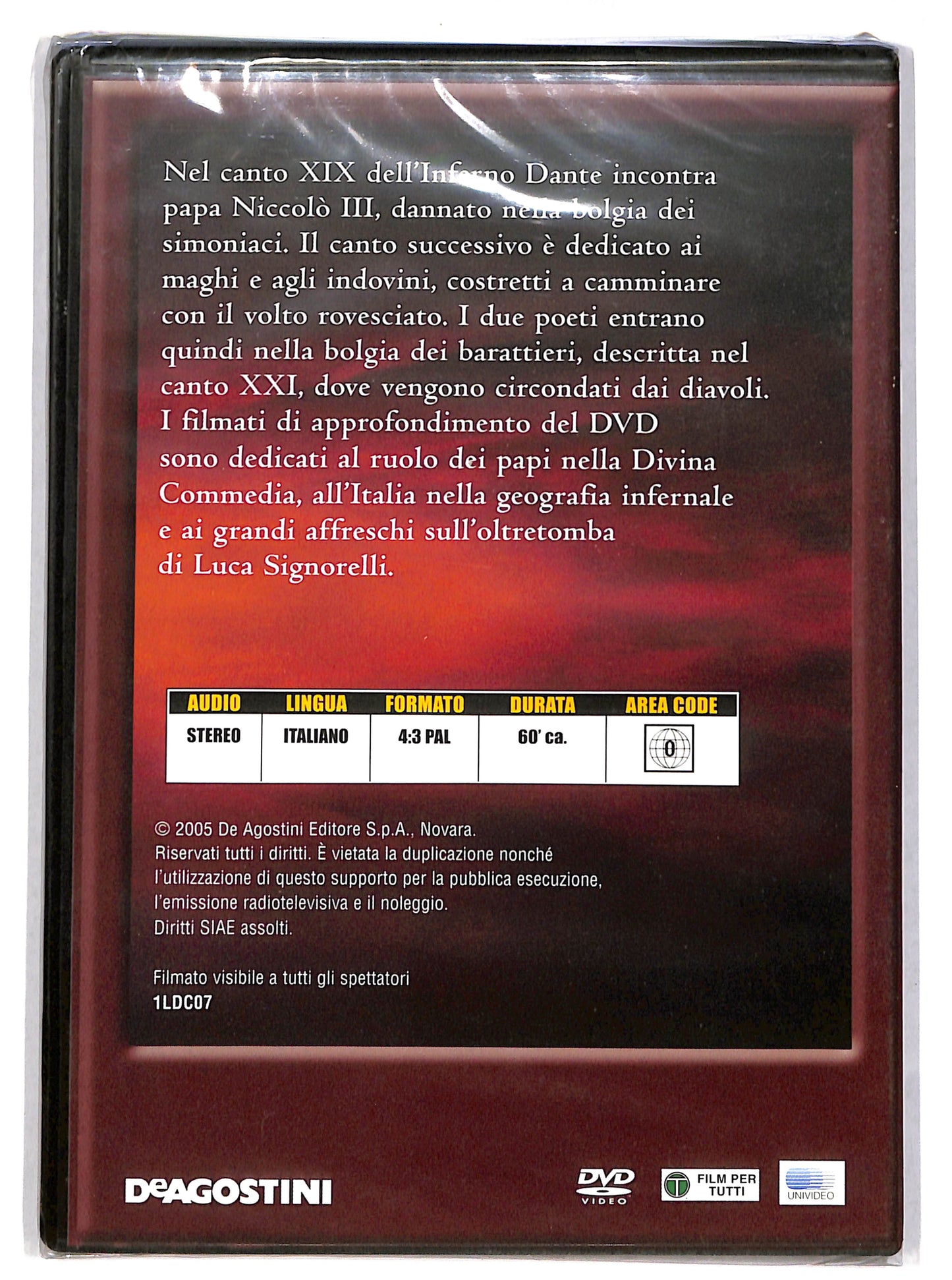 EBOND La divina commedia vol 7 - inferno canto XIX - XX EDITORIALE DVD DB672634