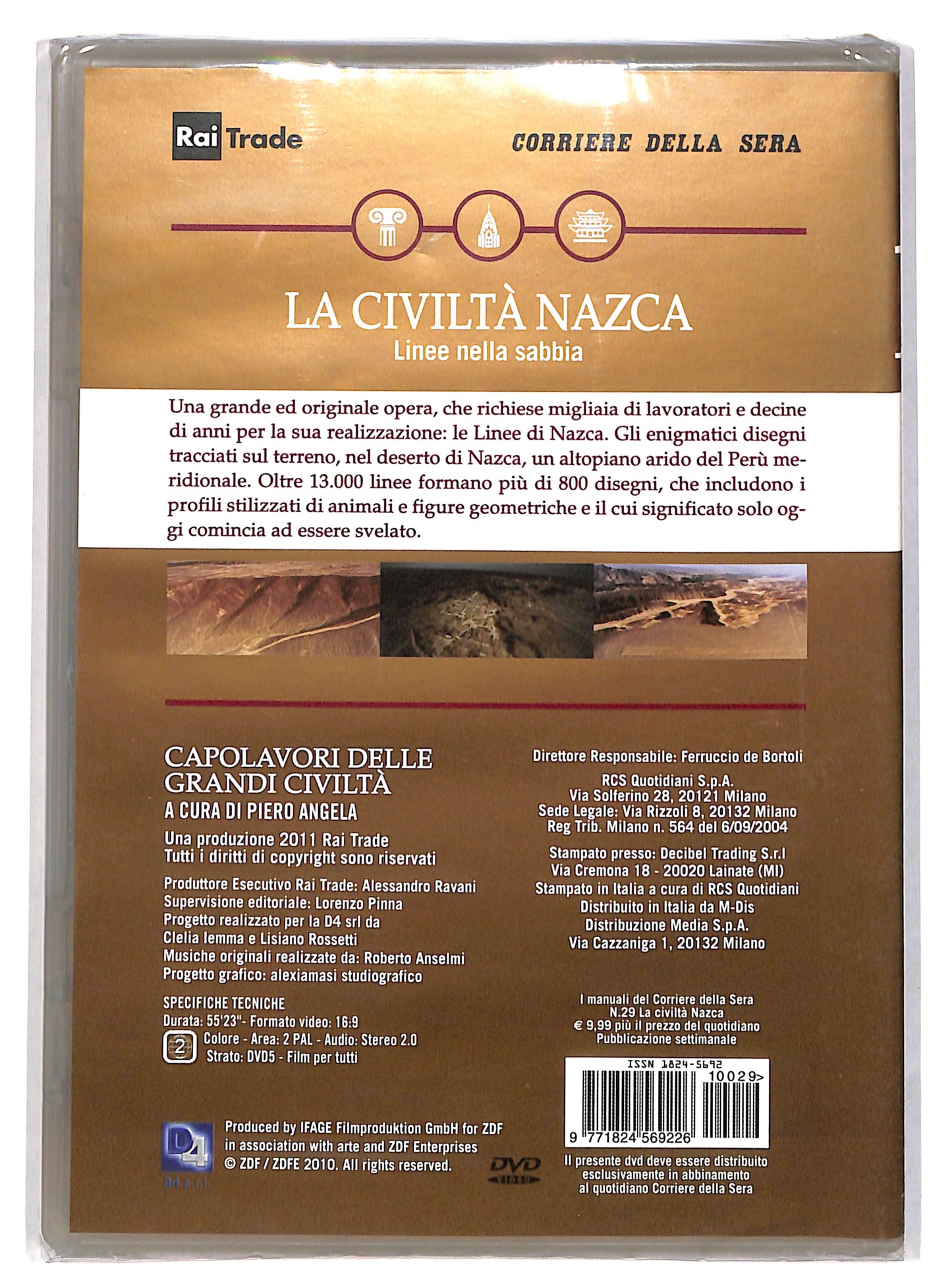 EBOND La Civilta Nazca - Linee nella sabbia EDITORIALE DVD DB672637