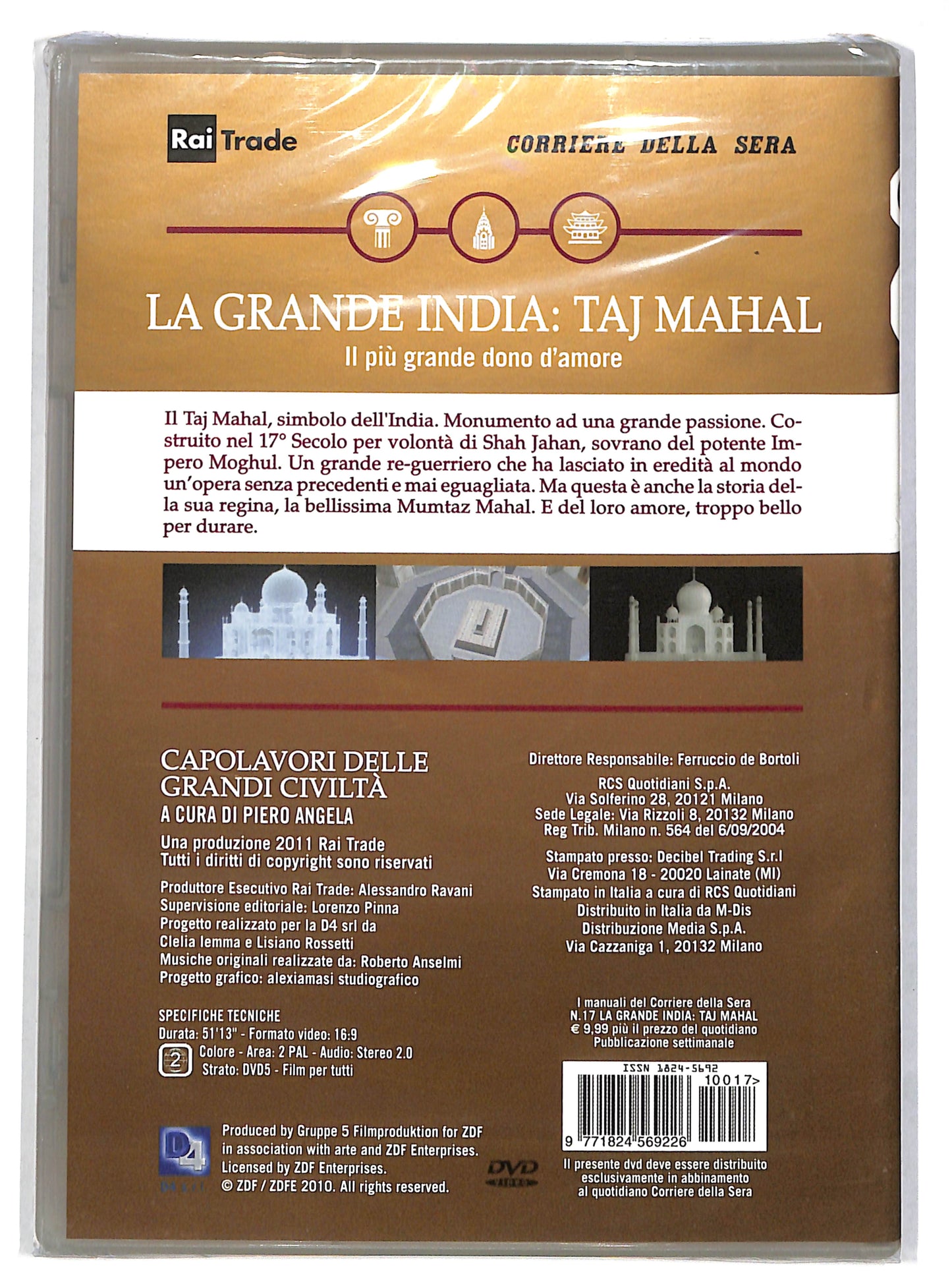 EBOND La grande India - Taj Mahal Vol 17 EDITORIALE DVD DB672643