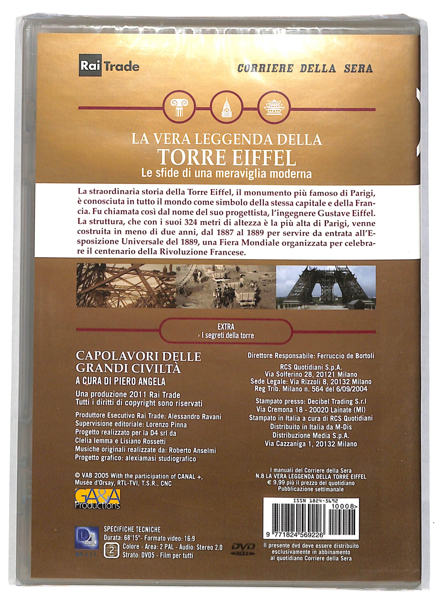 EBOND La vera leggenda della Torre Eiffel vol 8 EDITORIALE DVD DB672651