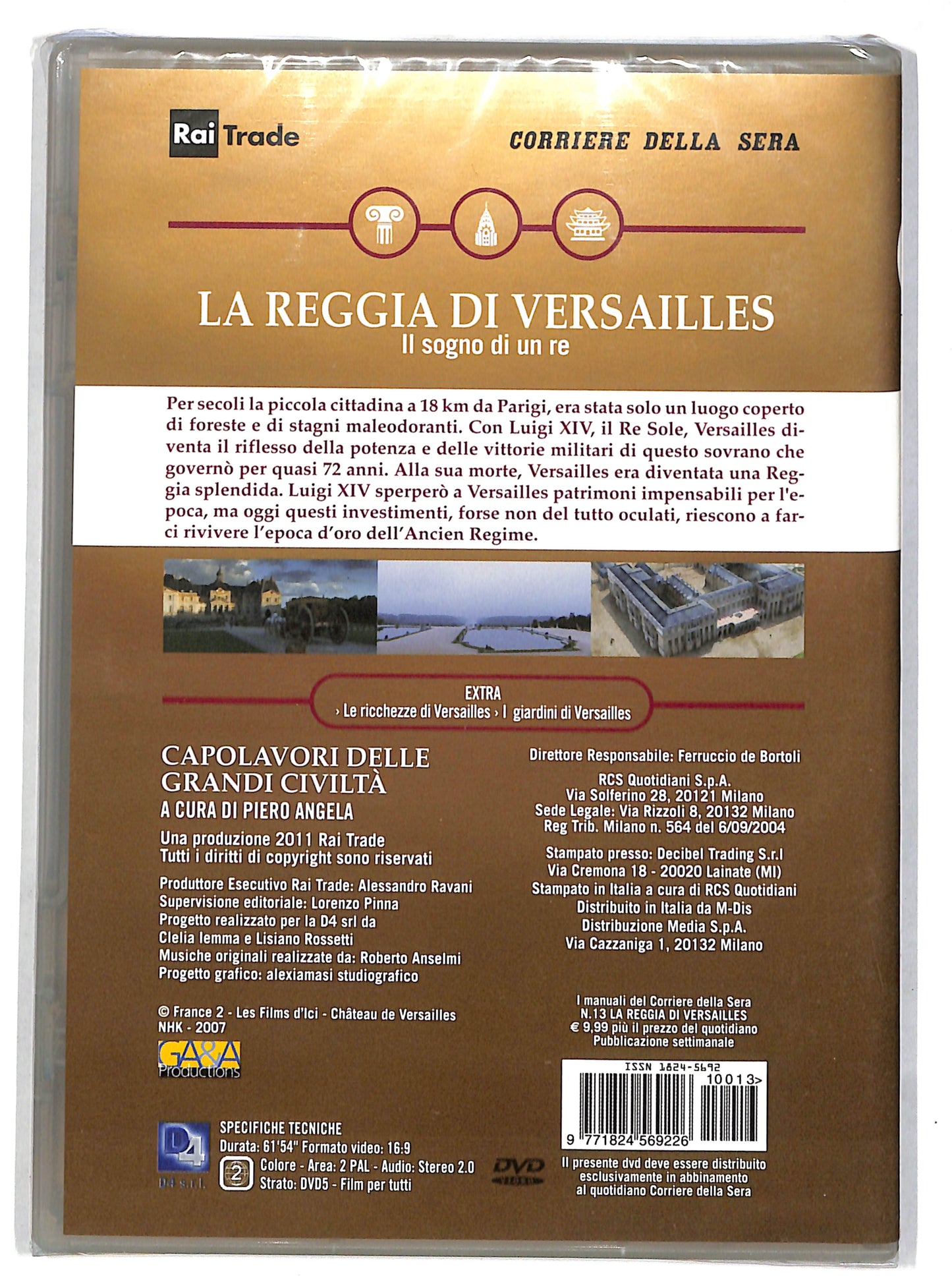 EBOND La reggia di versailles - il sogno di un re EDITORIALE DVD DB672663