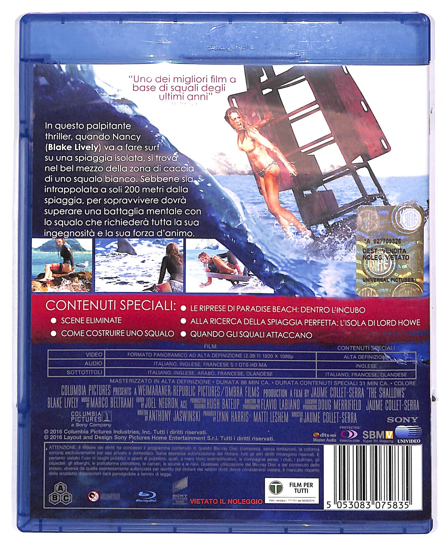 EBOND Paradise Beach - Dentro l'incubo BLURAY BLURAY DB672815