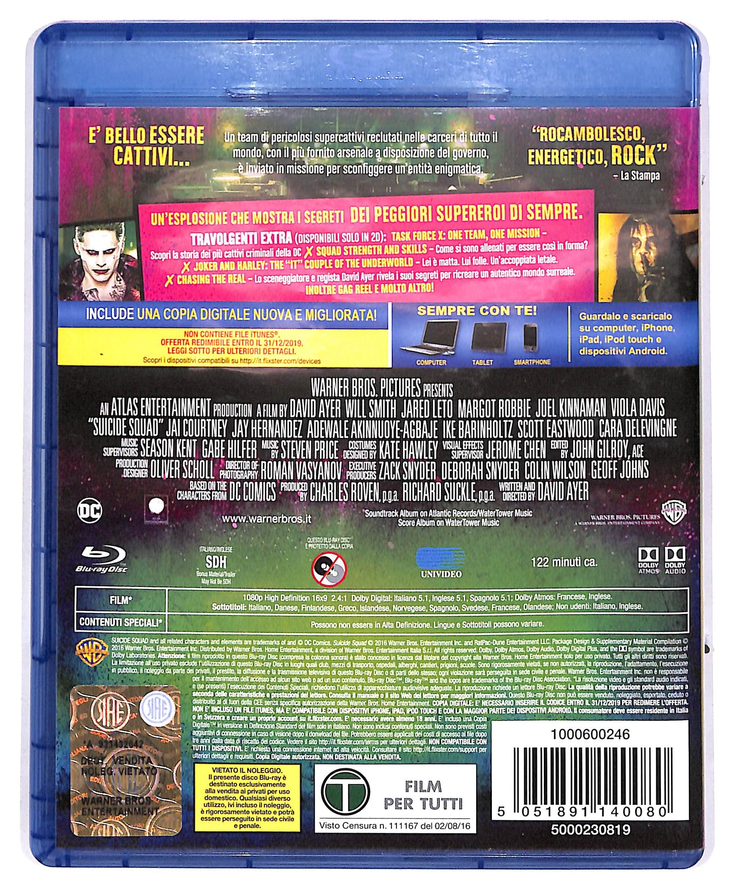 EBOND Suicide Squad BLURAY BLURAY DB672818