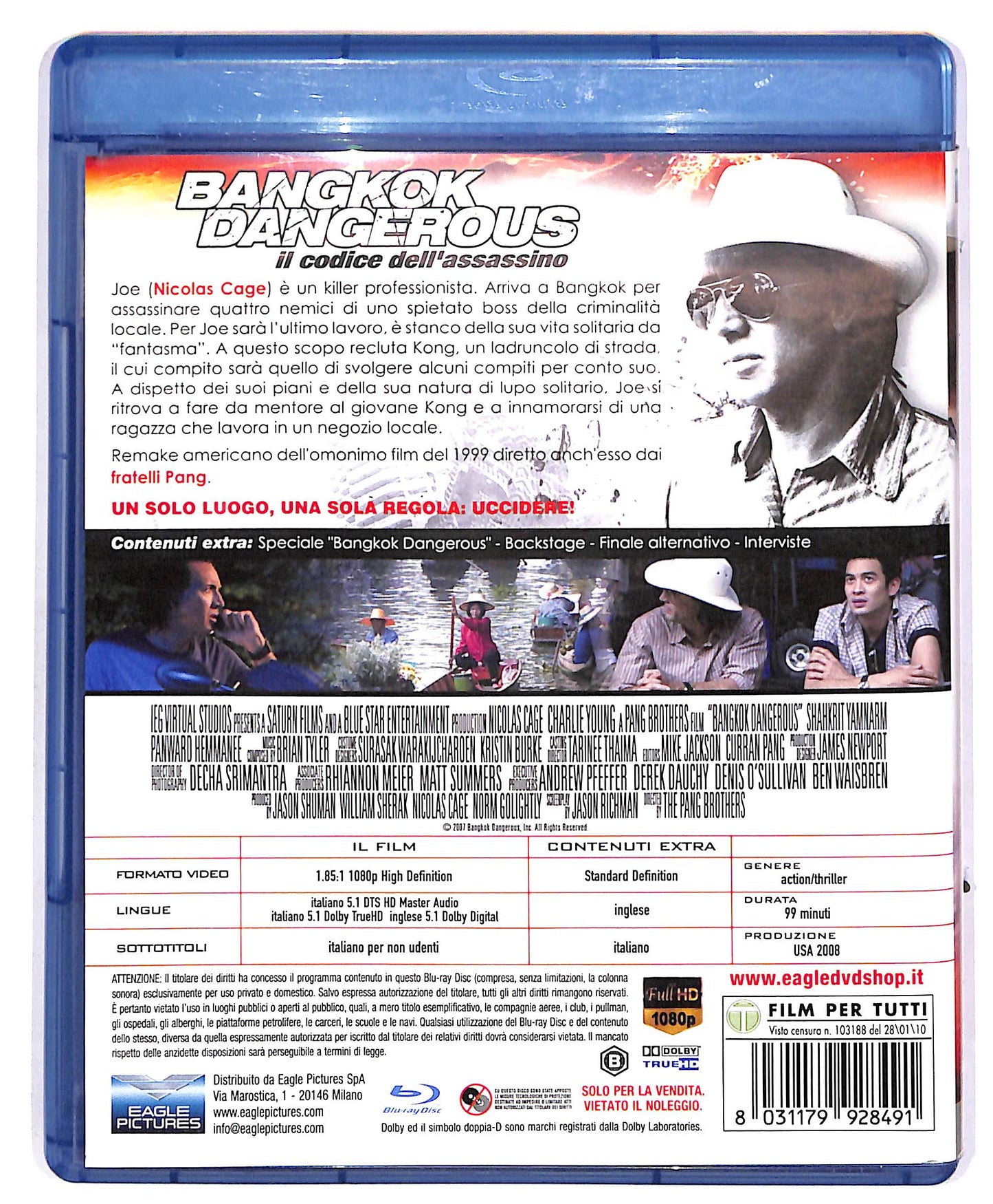 EBOND Bangkok Dangerous il codice dell'assassino BLURAY BLURAY DB672846