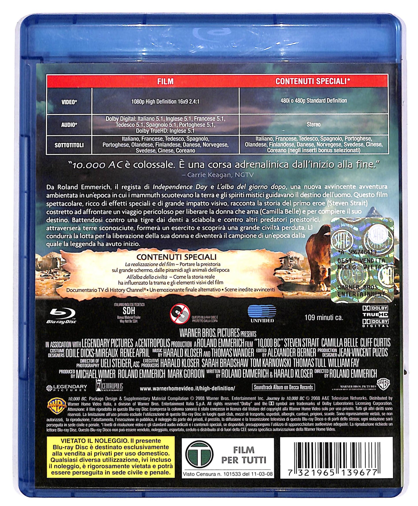 EBOND 10.000 Ac BLURAY BLURAY DB672857