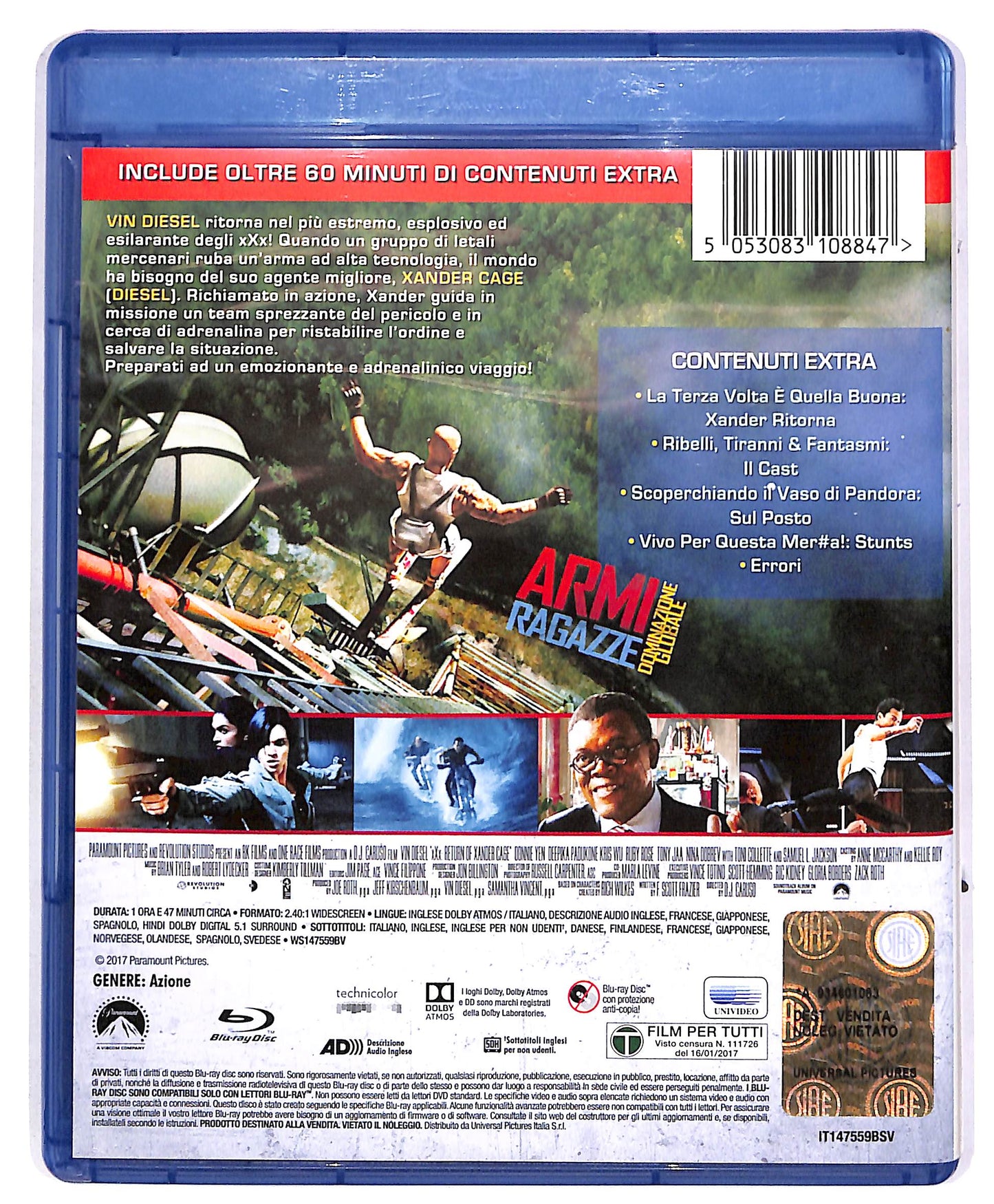 EBOND XXX - Il Ritorno di X Ander Cage BLURAY BLURAY DB672863