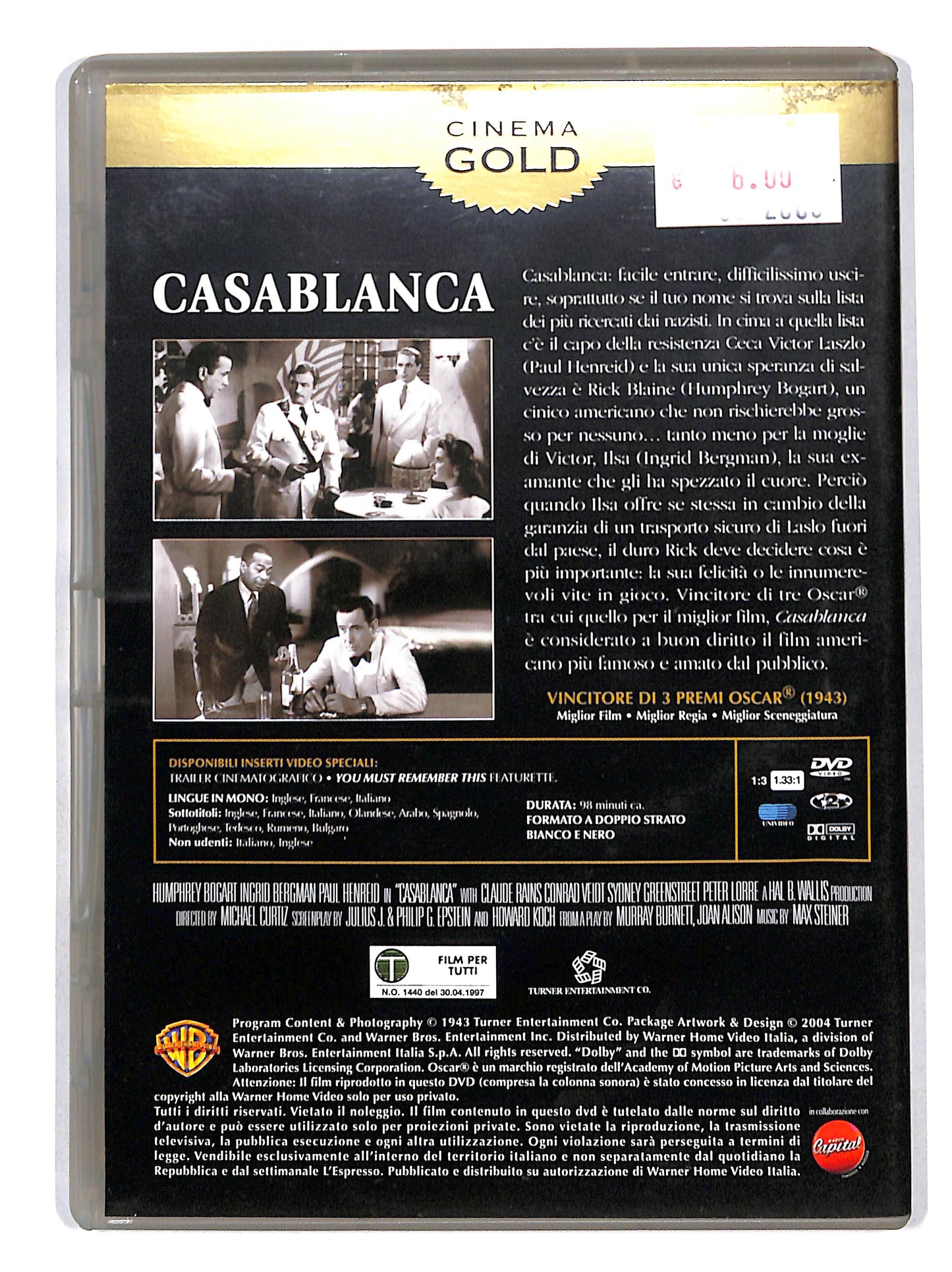 EBOND Casablanca EDITORIALE DVD DB673109