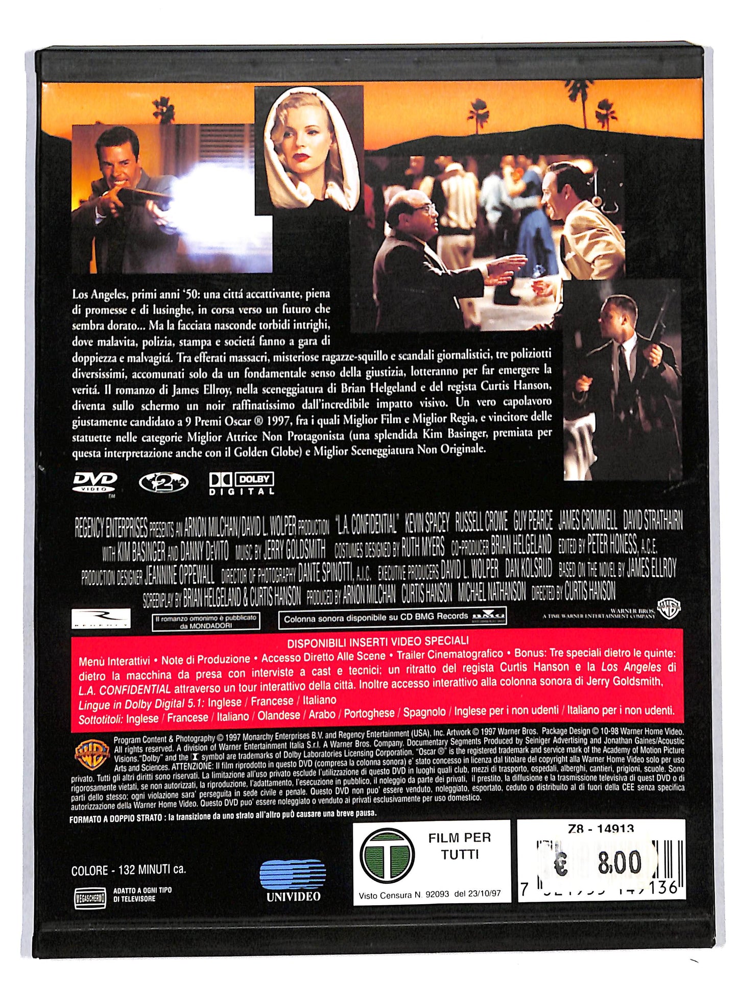 EBOND L. A. Confidential SNAPPER DVD DB673145