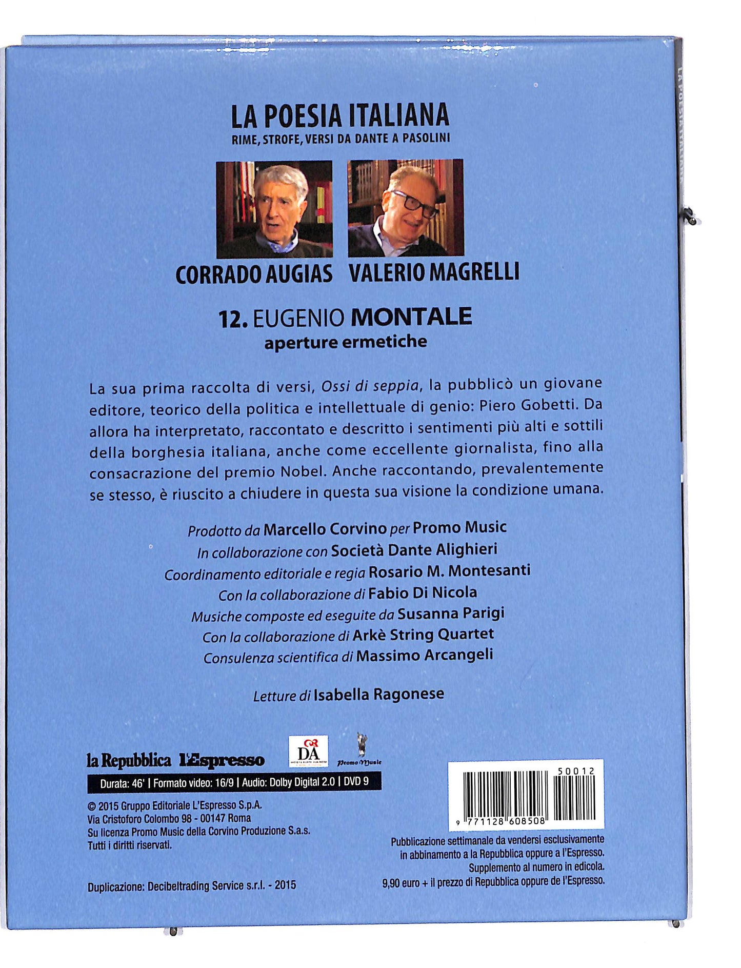 EBOND La Poesia Italiana vol.12 Eugenio Montale DVD DB673203
