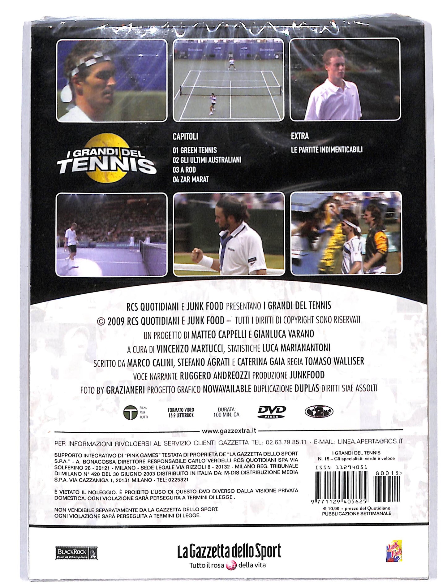 EBOND I grandi del tennis vol 15 gli specialisti verde e veloce DVD DB673217