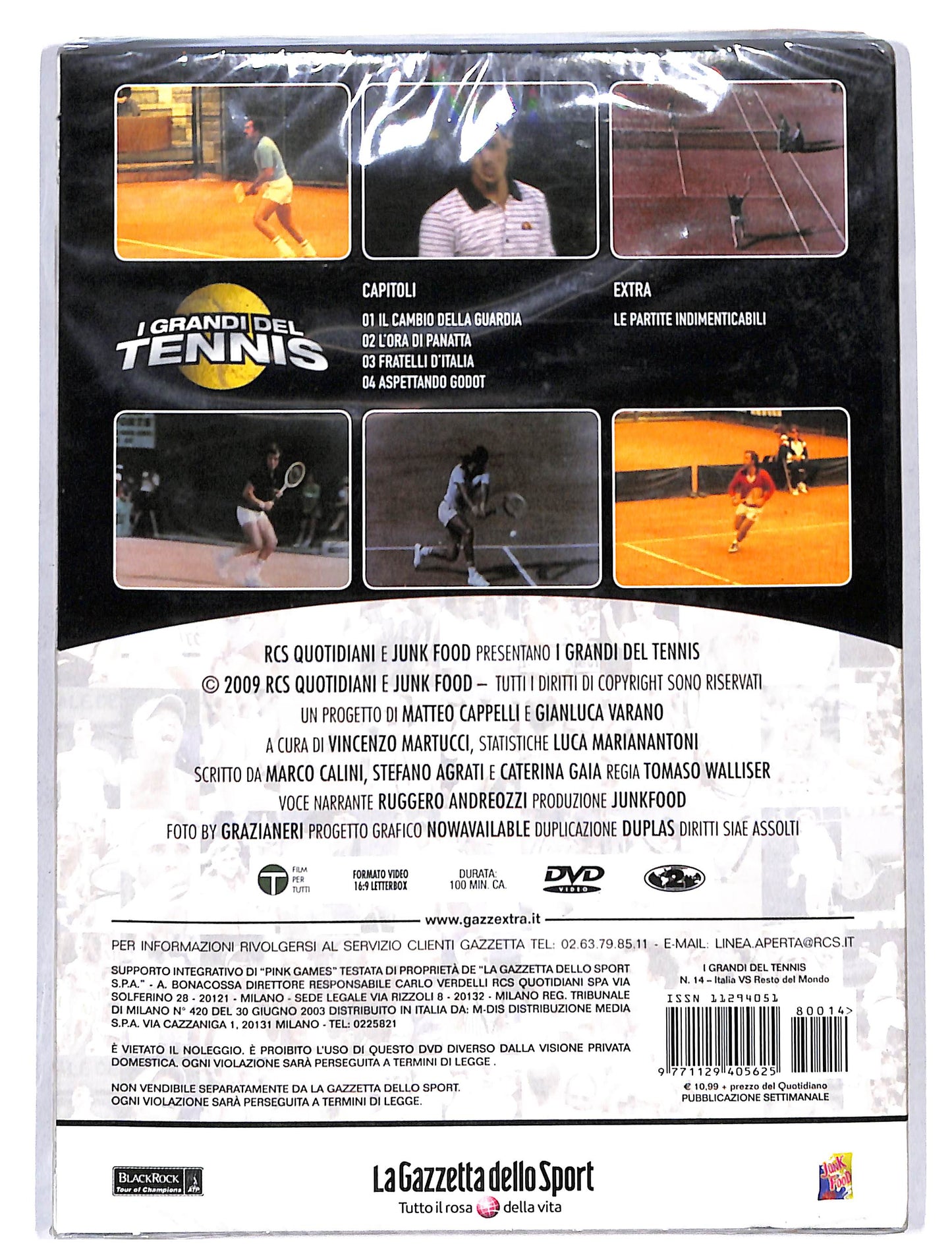EBOND I grandi del tennis vol 14 Italia vs resto del mondo DVD DB673221