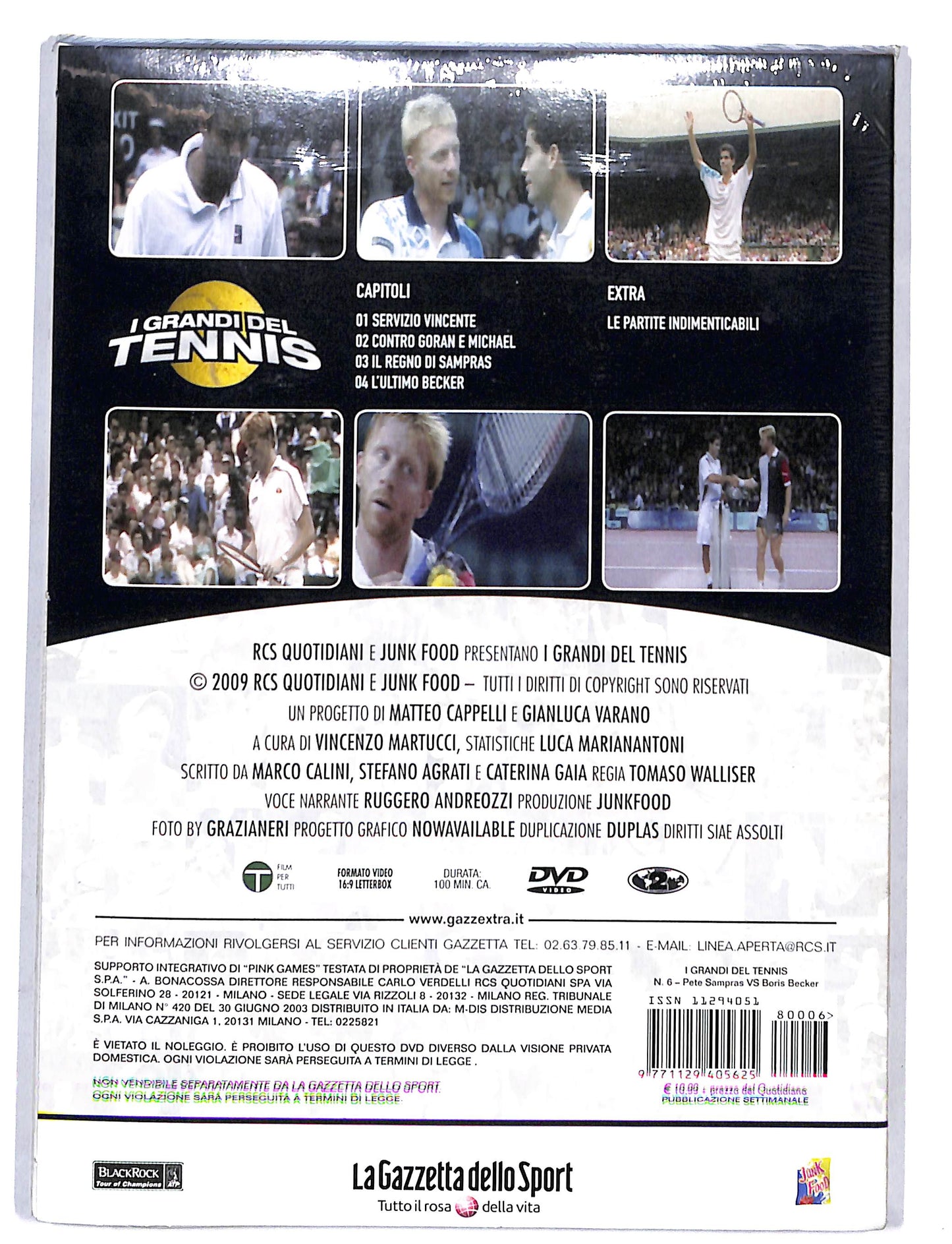 EBOND I grandi del tennis vol 6 Sampra vs Becker EDITORIALE DVD DB673228