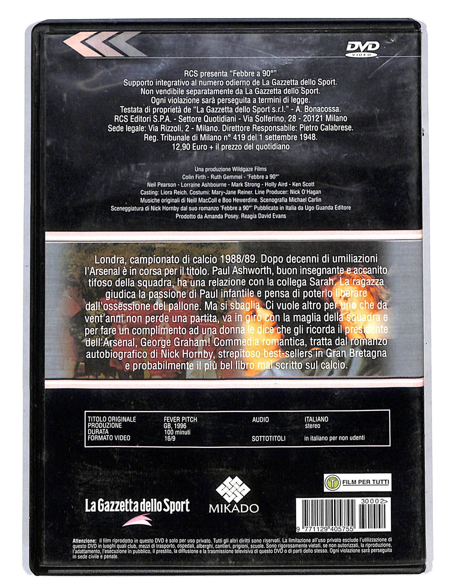 EBOND Febbre a 90 EDITORIALE DVD DB673259