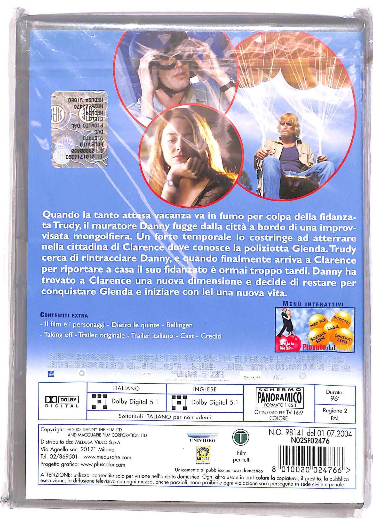 EBOND Piovuto dal cielo DVD DB673605