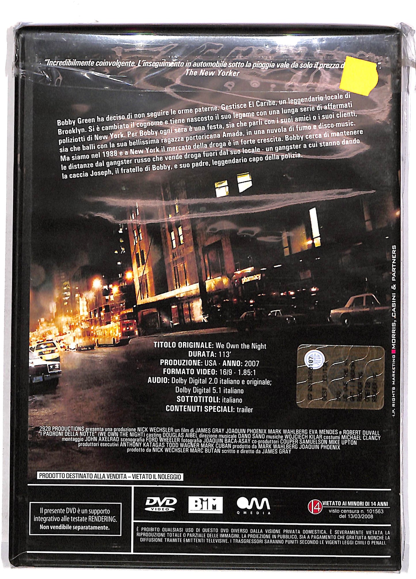 EBOND I padroni della notte DVD DB673645