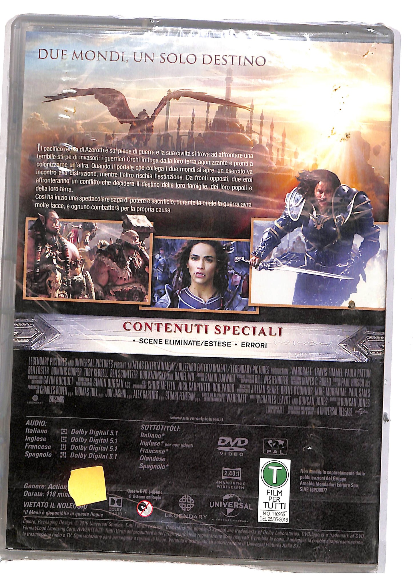 EBOND Warcraft - L'inizio DVD DB673652