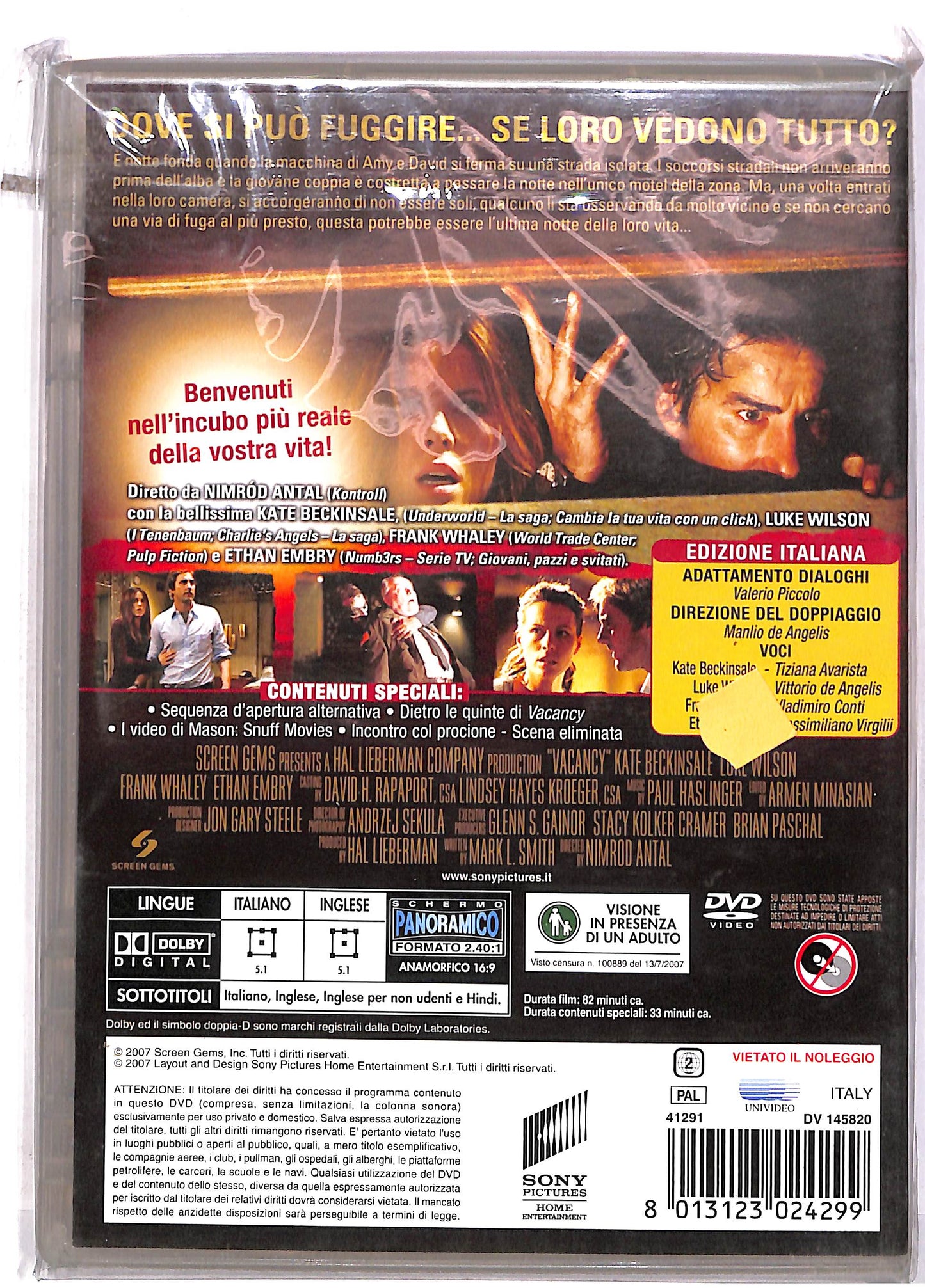 EBOND Vacancy (film) Editoriale DVD DB673907