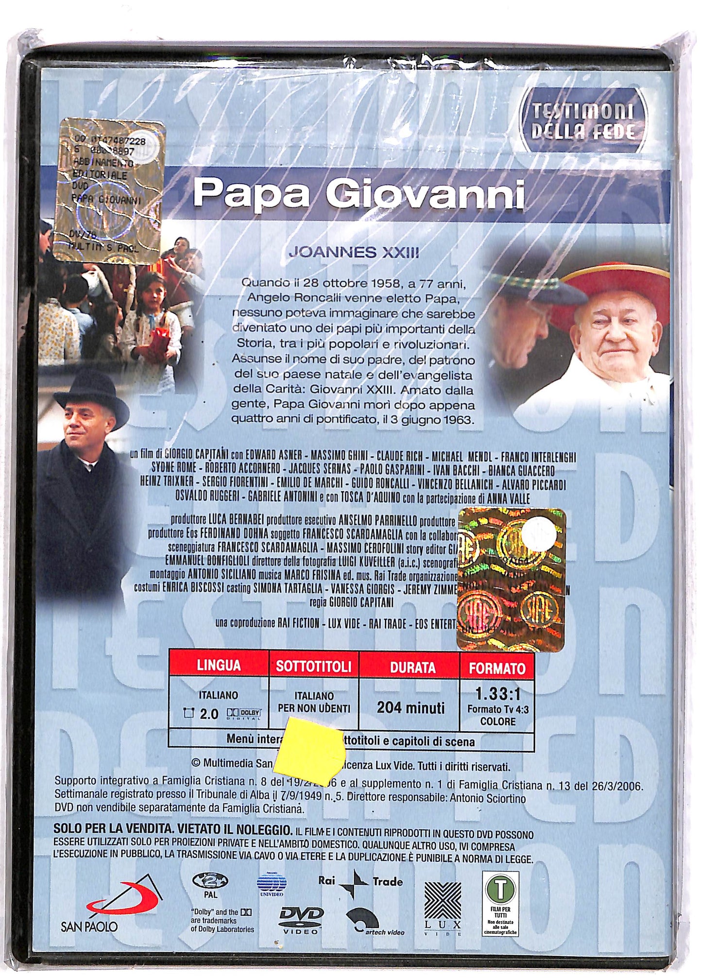 EBOND Testimoni della Fede 2 - Papa Giovanni EDITORIALE DVD DB673917