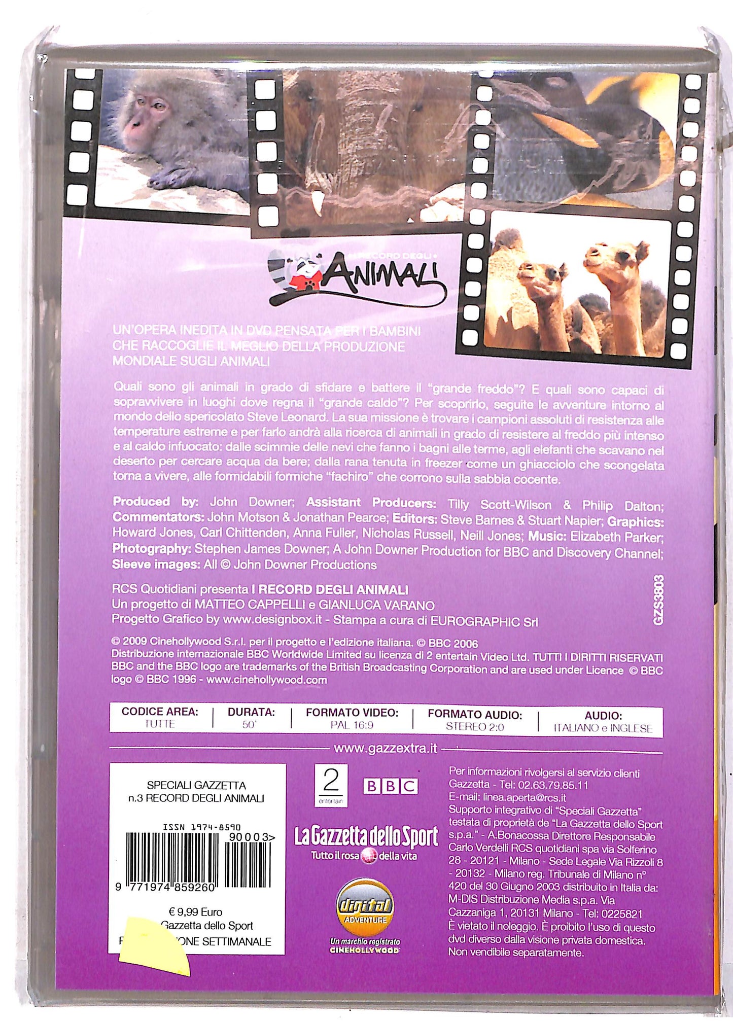 EBOND I Record Degli Animali EDITORIALE DVD DB673922