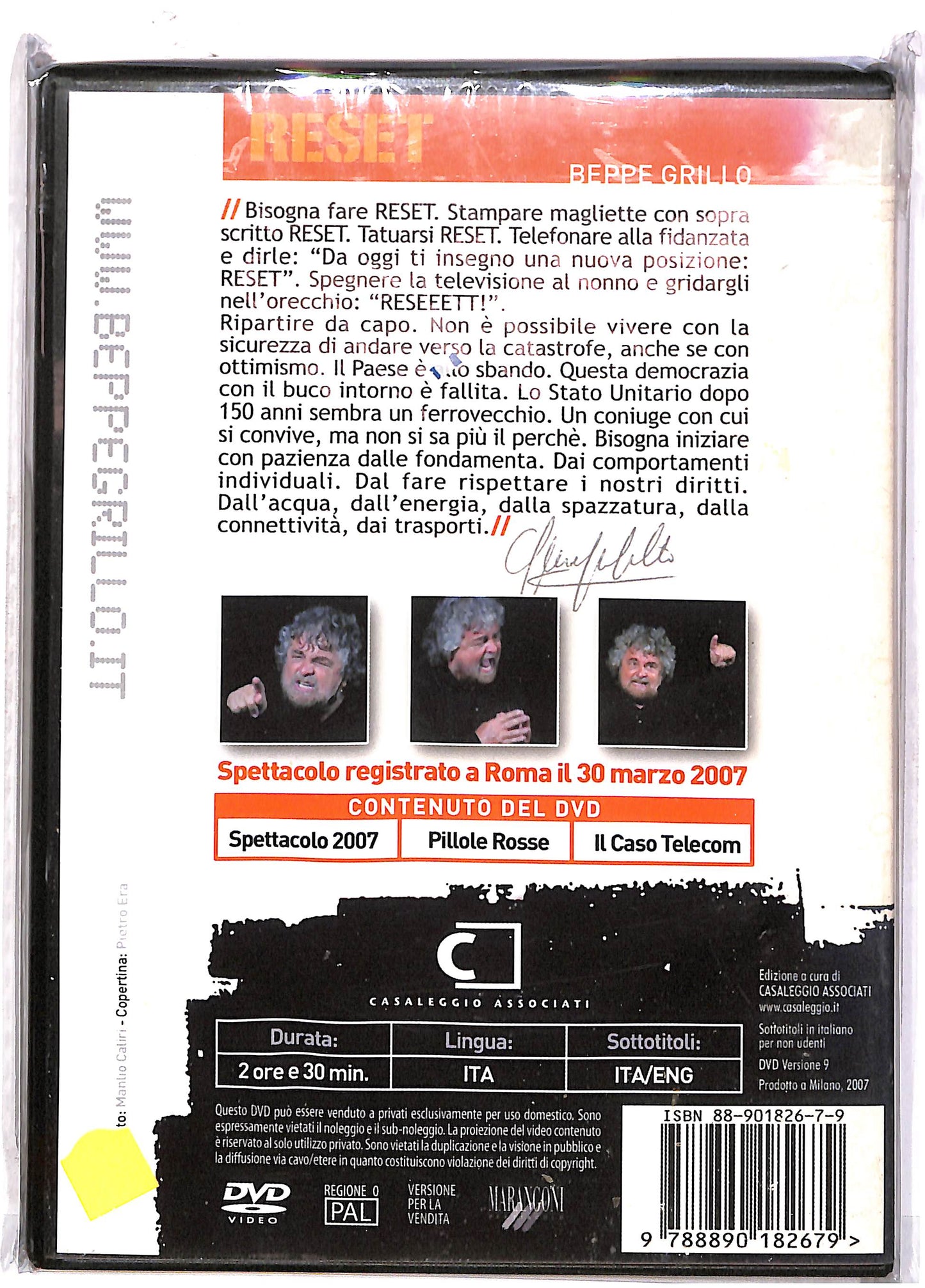 EBOND Reset - beppe Girllo DVD DB673930