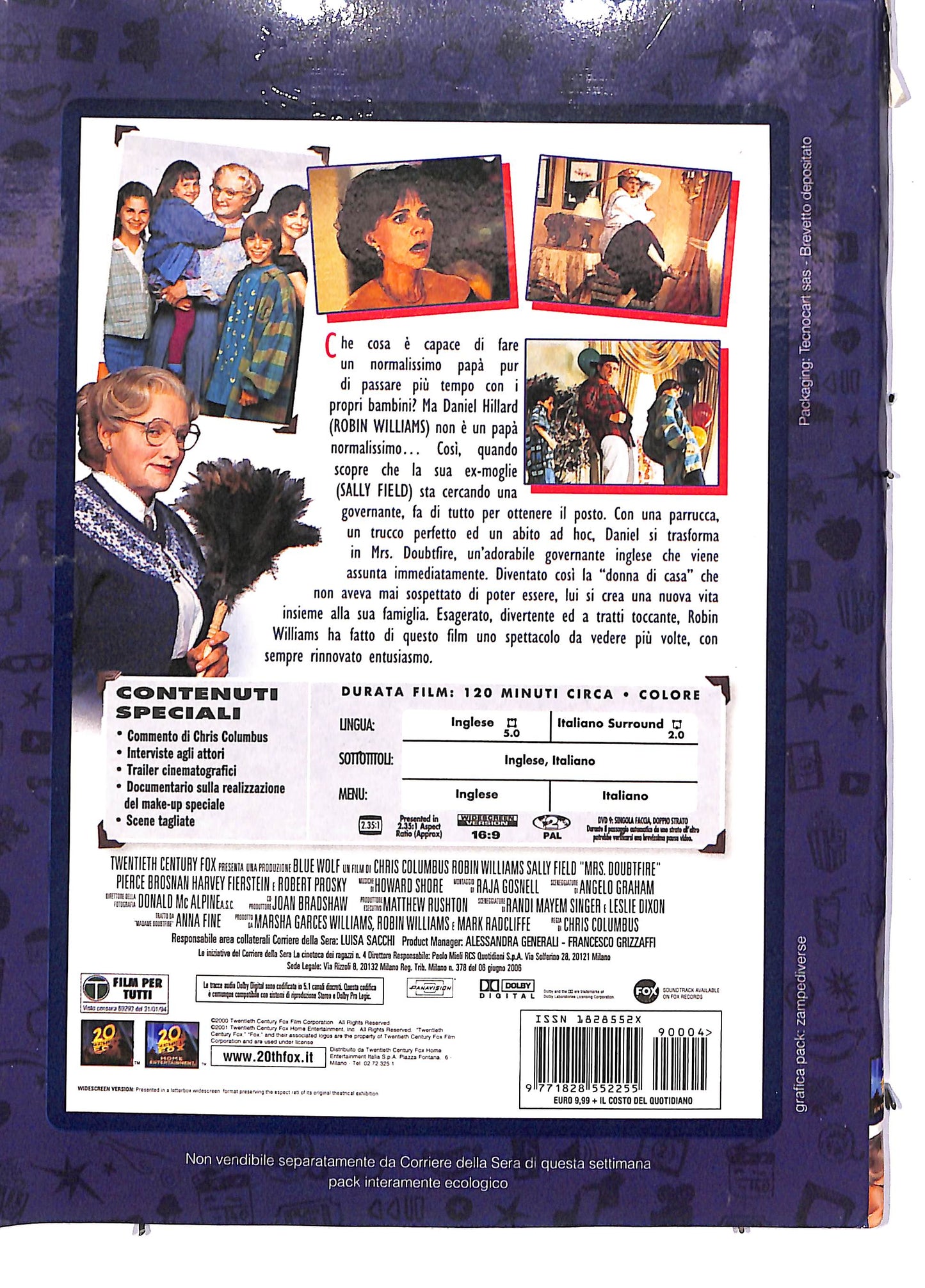 EBOND Mrs. Doubtfire EDITORIALE DVD DB674148