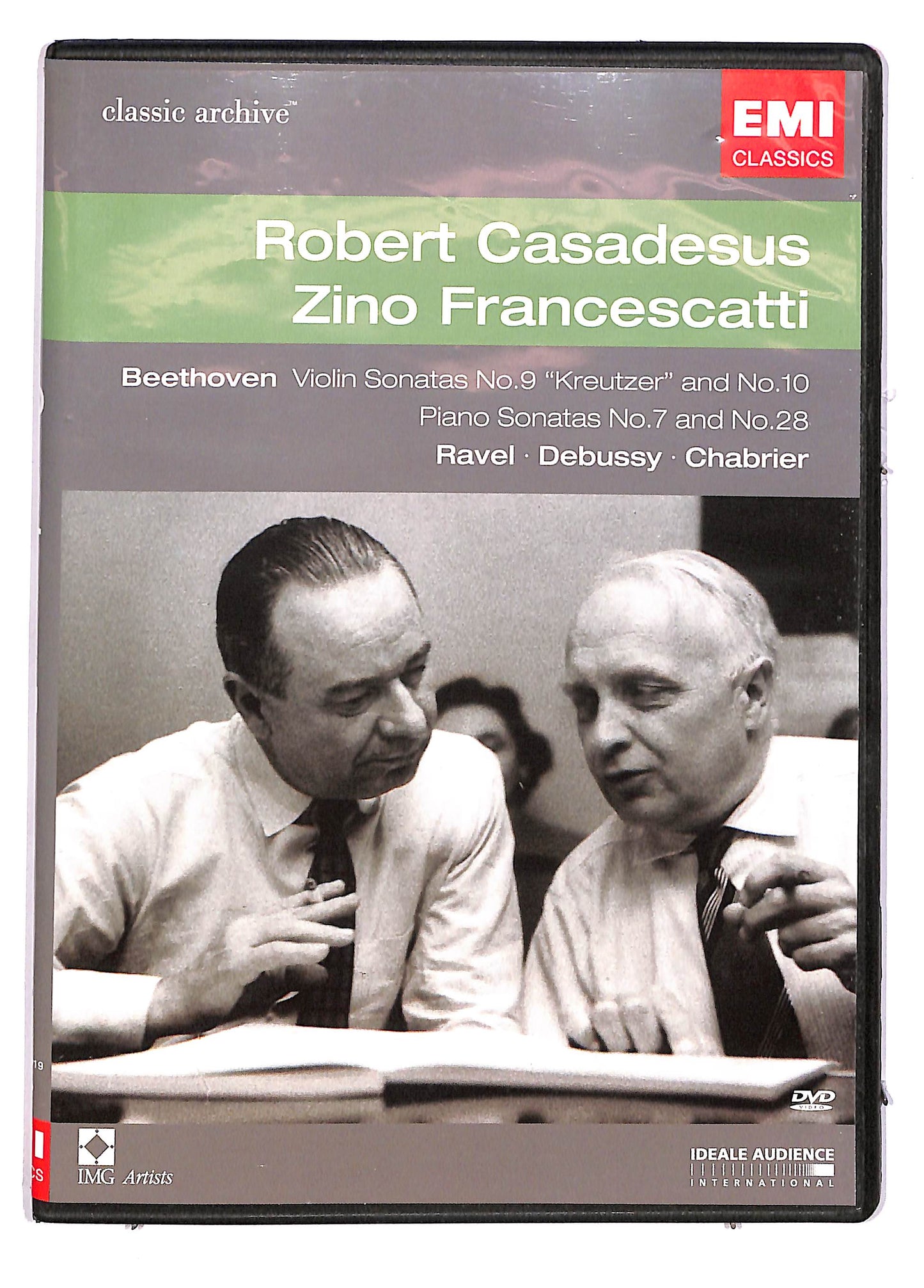 EBOND Robert Casadesus Zino Francescatti Classic Archive EDITORIALE DVD DB674183