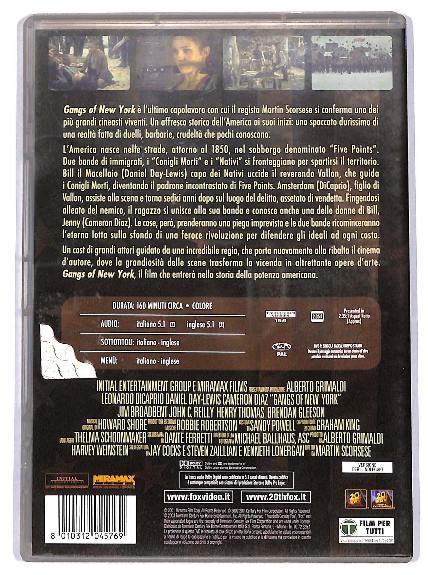 EBOND gangs of new york - Noleggio DVD DB674333