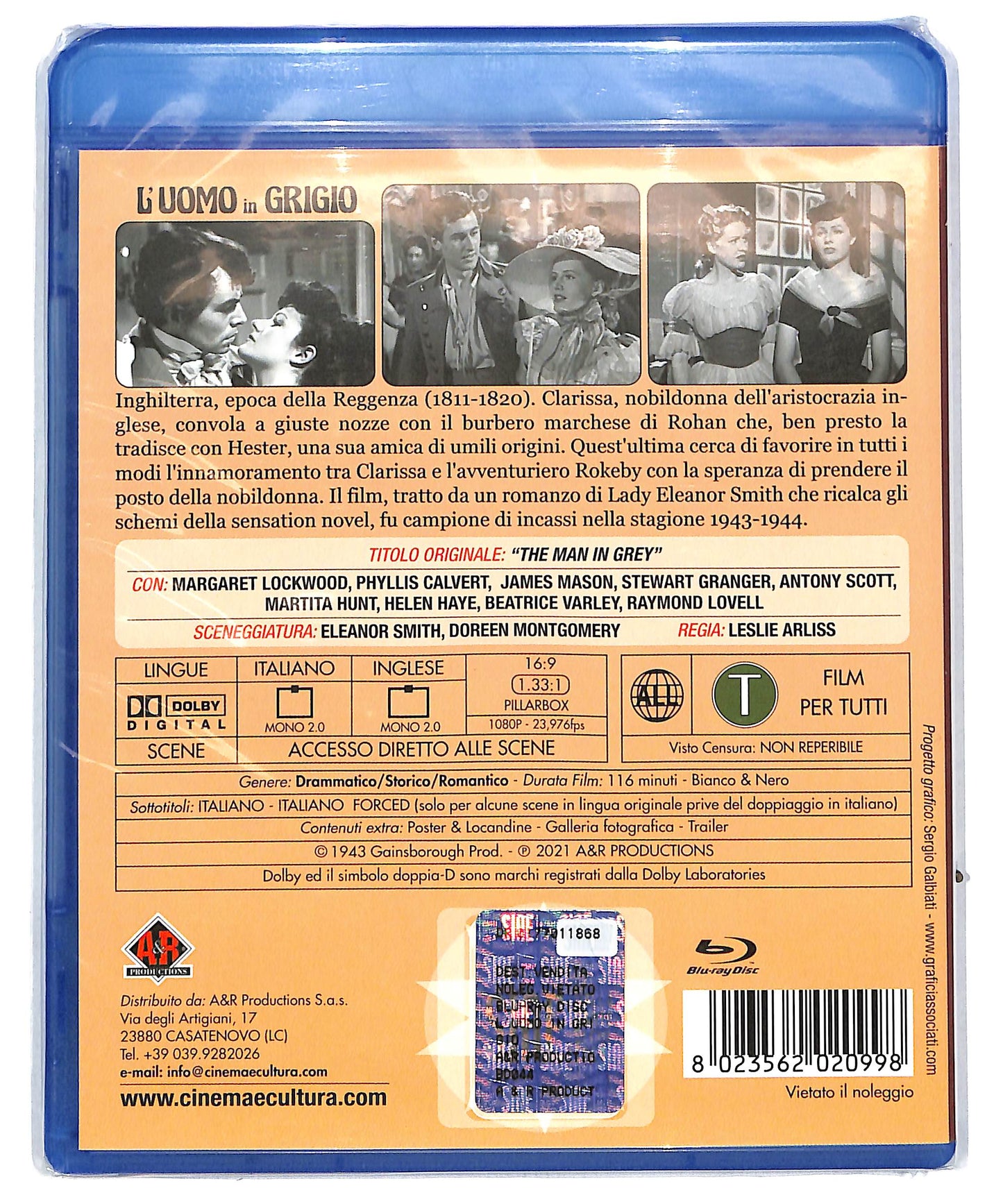 EBOND L'uomo in grigio BLURAY DB674410