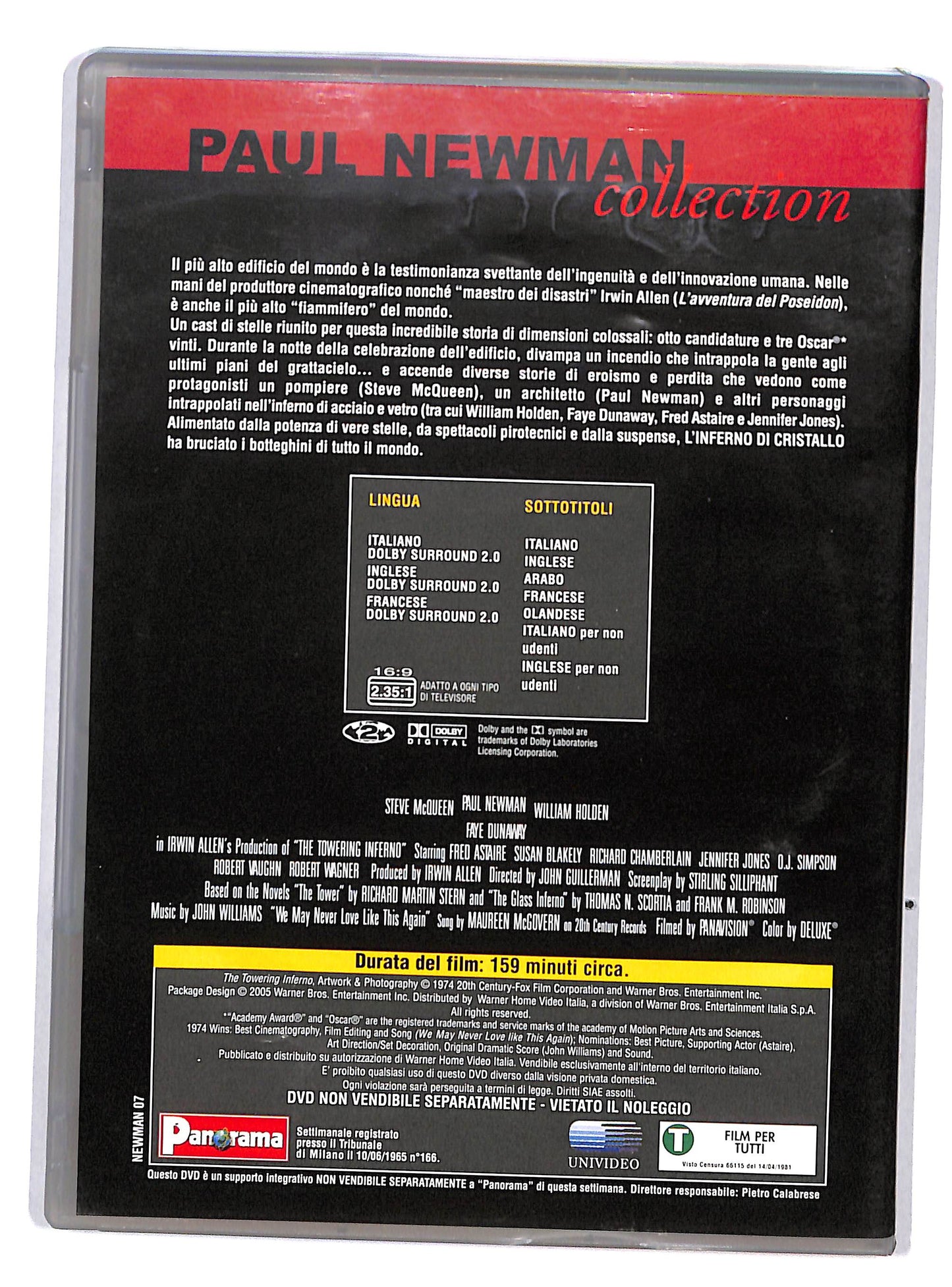 EBOND Paul Newman Collection - L'inferno di cristallo EDITORIALE DVD DB674414