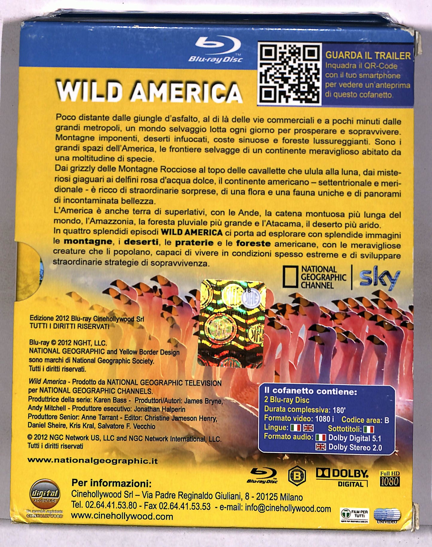 EBOND Wild America 2 X BLURAY BLURAY DB674803